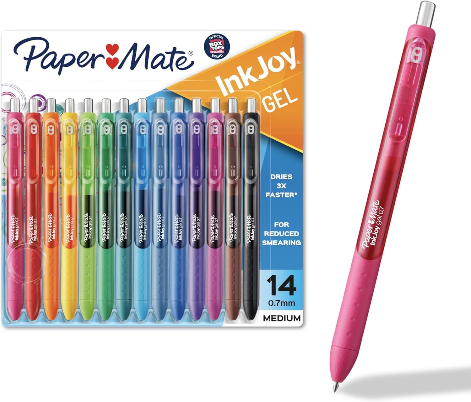 Paper Mate Colorful Gel Pens - InkJoy Gel Pens Assorted Medium Point (0.7). Perfect for Vibrant Colored Writing and Sketching with Paper Mate InkJoy 14 Count Assorted 14 Count - Image 2