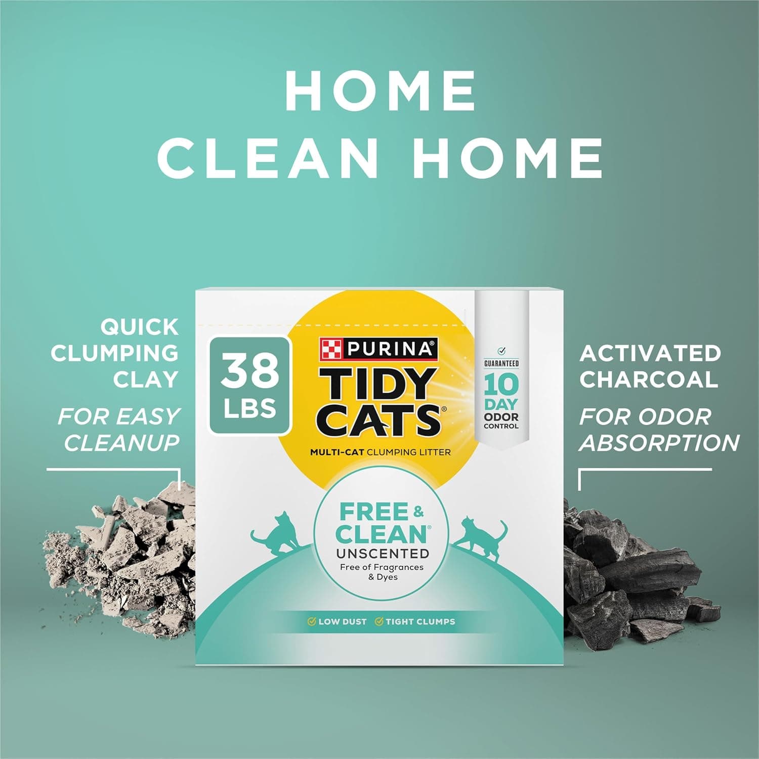 Purina Tidy Cats Free and Clean Unscented Cat Litter - 38 lb. Box - Image 10