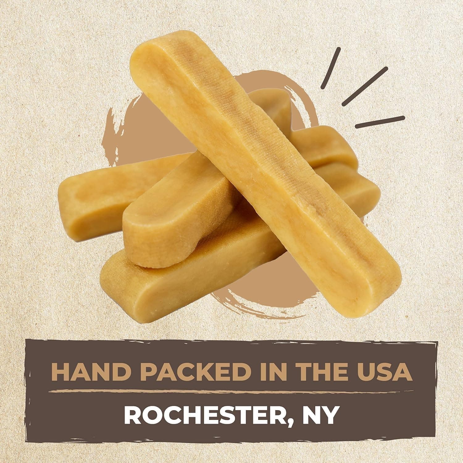 Mighty Paw Yak Cheese Dog Chews – All-Natural Long Lasting Hard Chew for Aggressive Chewers – High Protein, Odor-Free Dog Treat – 3 Ingredient Natural Yak Chews for Large Dogs – (4 Pack) Large - 4 Pack (Most Popular) - Image 9