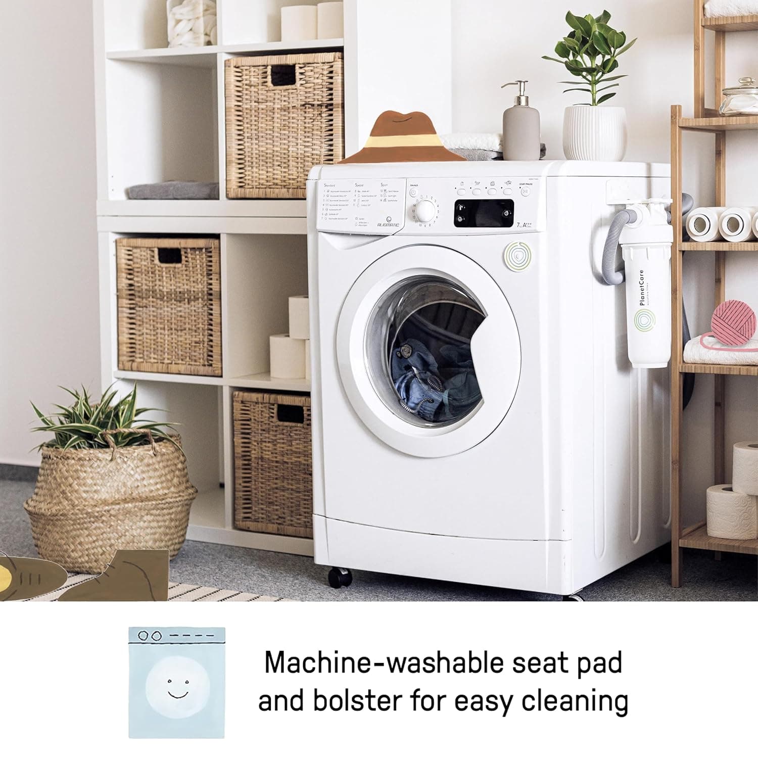 Ingenuity Keep Cozy 3-in-1 Grow with Me Vibrating Baby Bouncer, Seat & Infant to Toddler Rocker, Vibrations & -Toy Bar, 0-30 Months Up to 40 lbs (Weaver) - Image 11