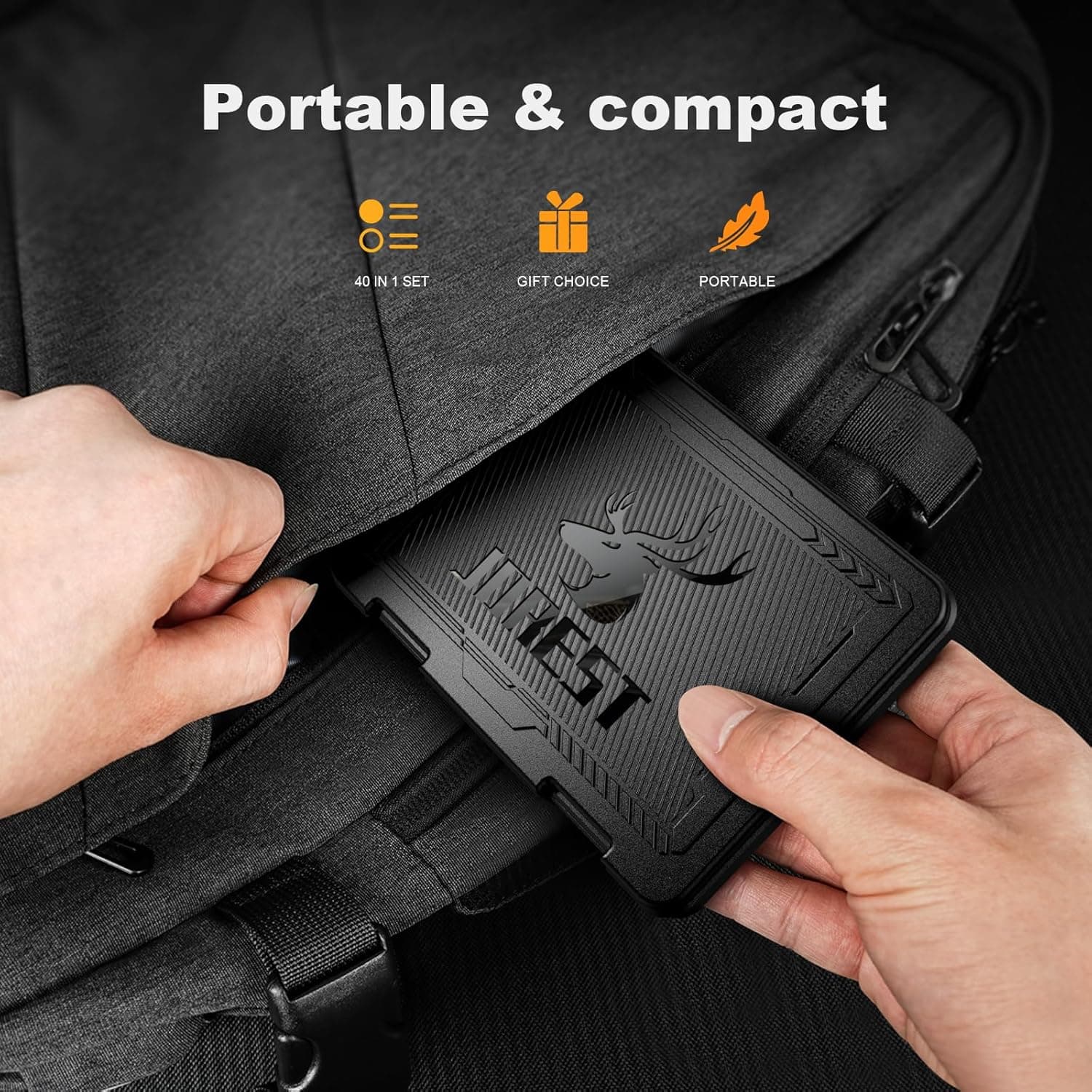 JOREST 40Pcs Small Precision Screwdriver Set with Torx Triwing Phillips, Mini Repair Tool Kit for Macbook, Computer, Laptop, PC, iPhone, PS5, Xbox, Switch, Glasses, Watch, Ring Doorbell, Electronics 40 in 1 CRV - Image 7