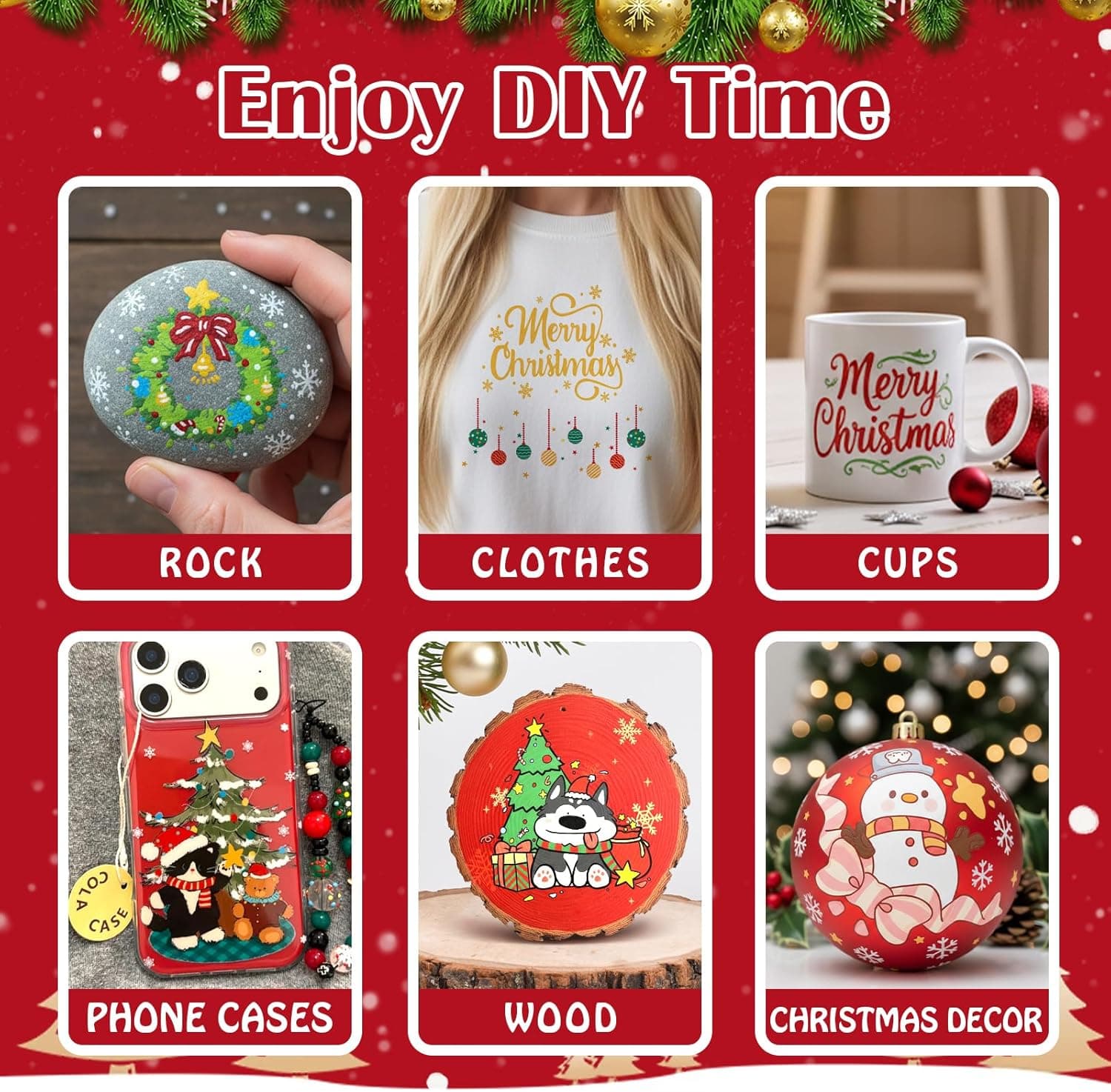 Betem 24 Couleurs Marqueurs de Peinture Acrylique à Double Pointe, Marqueurs de Peinture Acrylique Premium, Cadeaux de Noël pour Ados, Fournitures d'Art DIY, Marqueurs de Peinture de 24 Couleurs pour Peinture sur Pierre, Bois, Toile, Verre, Surfaces en Céramique - Image 4