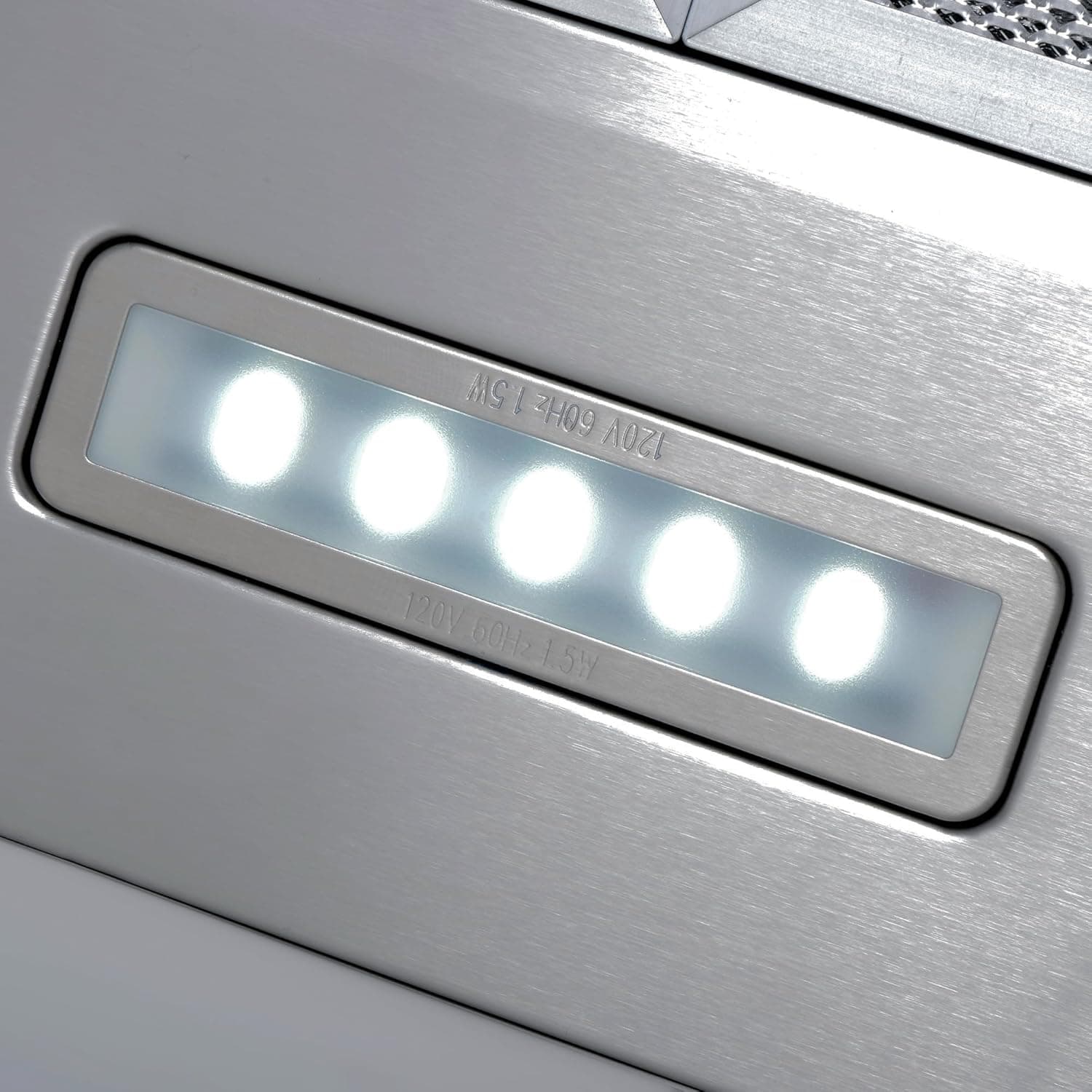 COSMO COS-5MU30 30 in. Delta Collection Ducted Under Cabinet Range Hood, Button Controls, Reusable Filters, LED Lights, Stainless Steel Stainless Steel 30 inch - Image 12