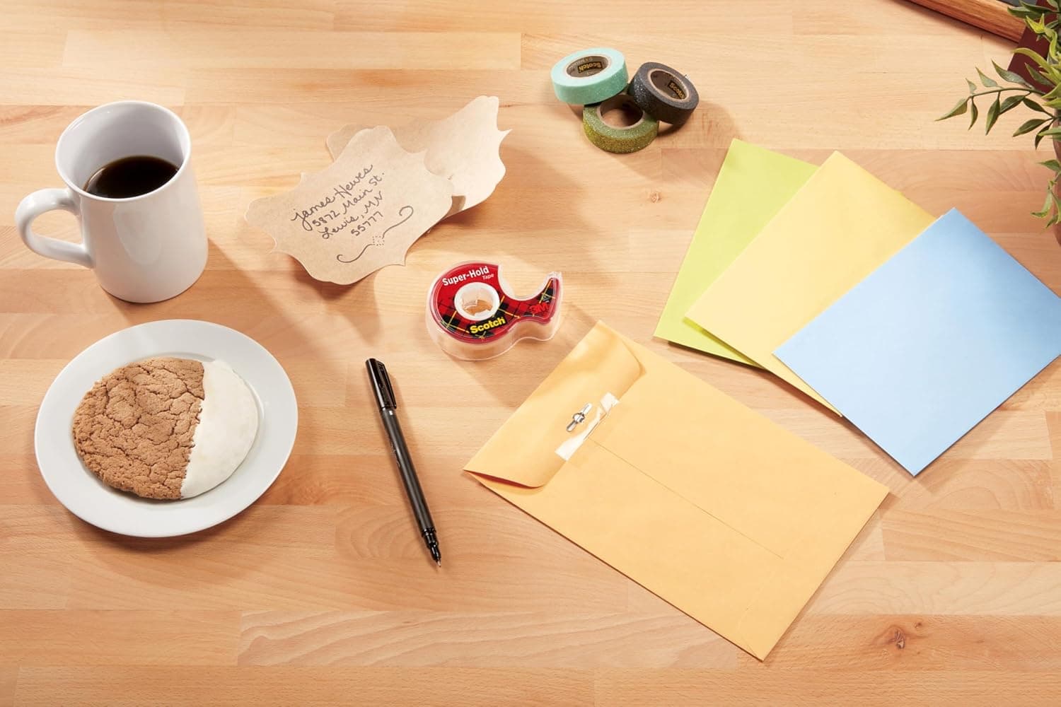 Scotch Super-Hold Tape, 2 Rolls, Transparent Finish, 50% More Adhesive, Trusted Favorite, 3/4 x 600 Inches, Dispensered (198DM-2) - Image 5