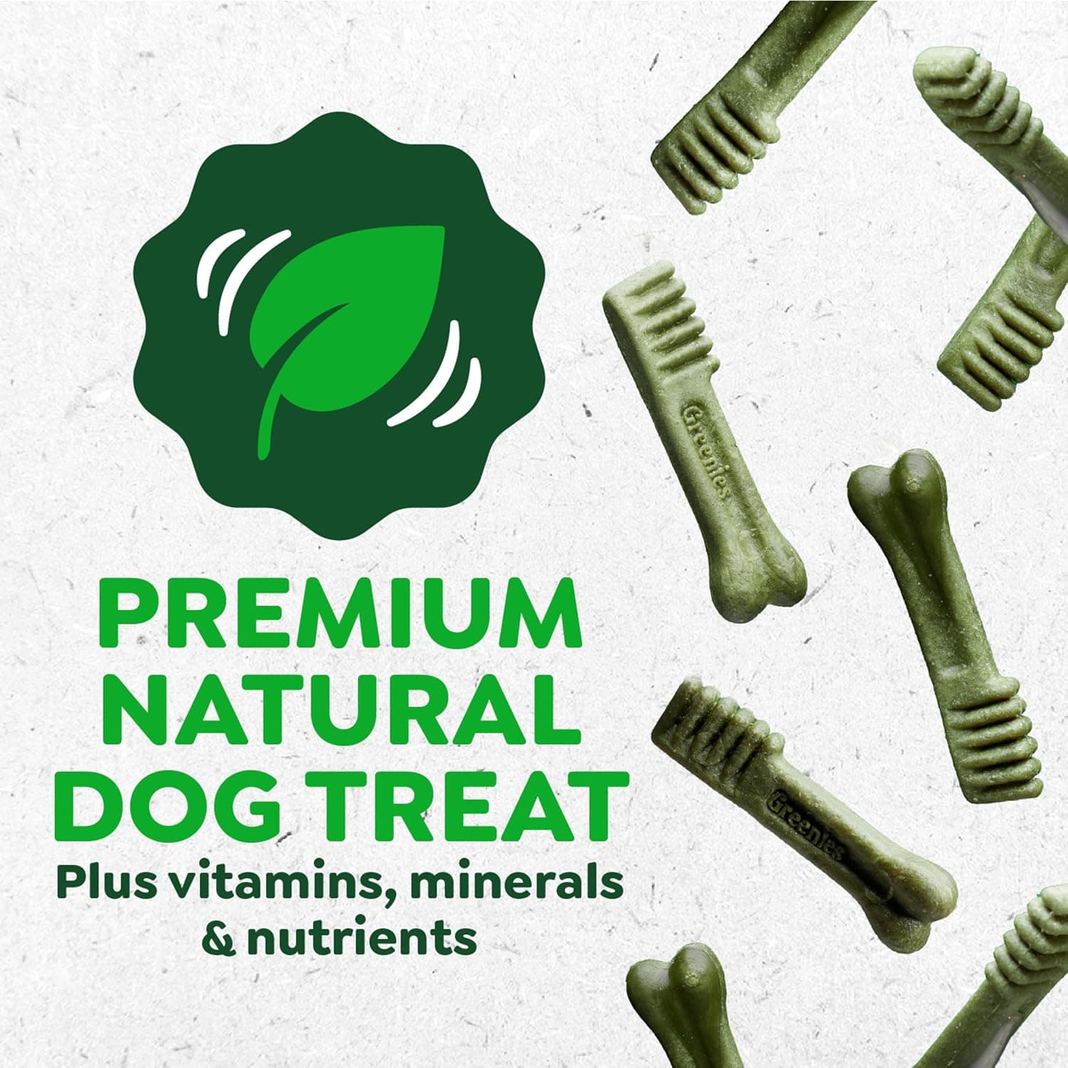 Greenies Veterinarian-Recommended Natural Dental Dog Treats Regular Size, Original Flavor, 36 oz. Pack, 130 Count Original 130 Count (Pack of 1) - Image 7
