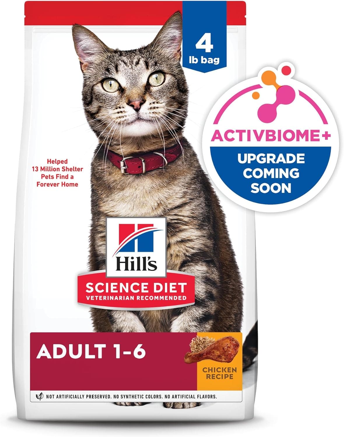 Hill's Science Diet Adult 1-6, Nutrición Premium para Adultos 1-6, Comida Seca para Gatos, Receta de Pollo, Bolsa de 4 lb - Image 15