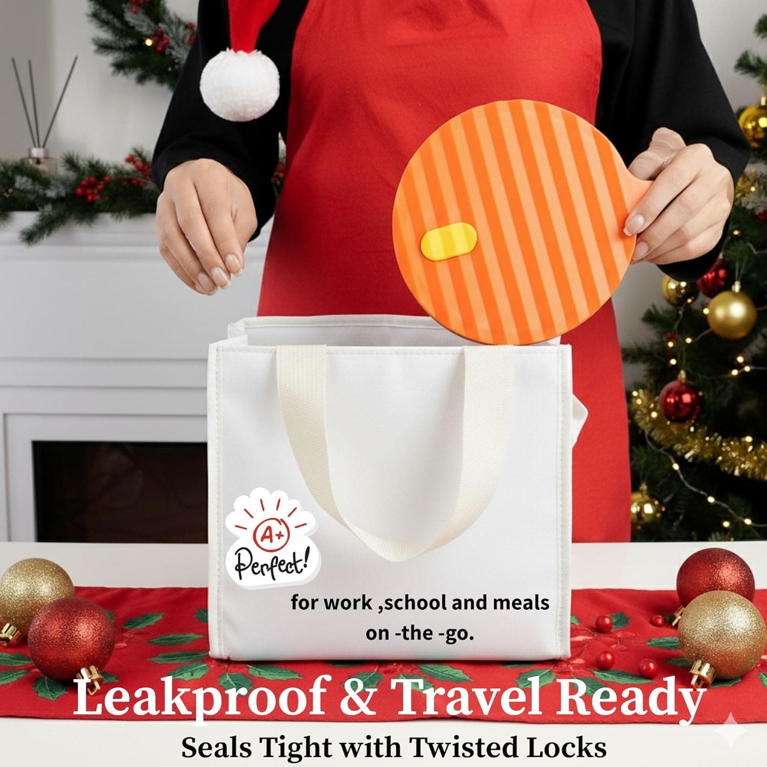 AI LOVE PEACE 拉面碗，40盎司微波炉可用的面条锅，适合拉面、越南河粉、汤和意大利面，洗碗机安全且便携，理想用于家庭、办公室、宿舍或作为礼物（橙色）橙色 40盎司（单碗） - Image 6