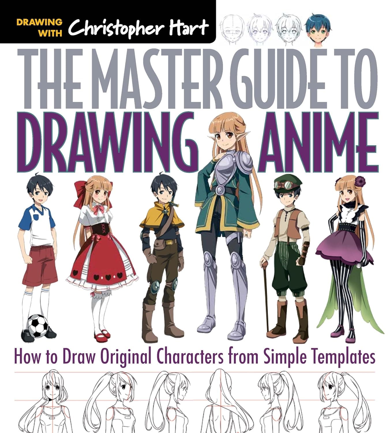 The Master Guide to Drawing Anime: How to Draw Original Characters from Simple Templates – A How to Draw Anime / Manga Books Series (Volume 1) - Image 2
