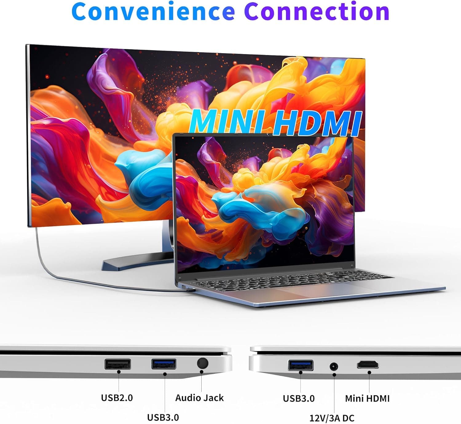 Laptop Computer, Gaming Laptops 2026, 16 Inch Lap Top PC Windows 11 Pro, 16GB RAM 512GB SSD, Intel N100 Processor(up to 3.4GHz), Office 365, Backlit Keyboard, 2-Year Warranty 16GB RAM+512GB SSD N100 - Image 7