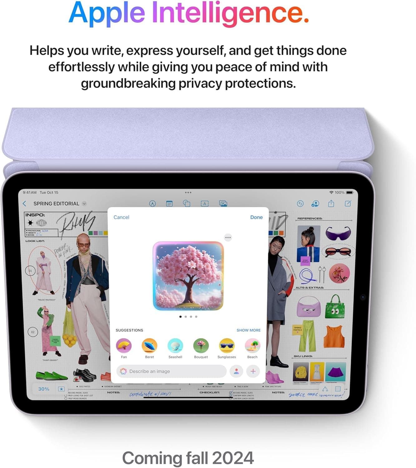 Apple iPad mini (A17 Pro): Apple Intelligence, 8.3-inch Liquid Retina Display, 128GB, Wi-Fi 6E, 12MP Front/12MP Back Camera, Touch ID, All-Day Battery Life with AppleCare+ (2 Years) — Space Gray WiFi 128GB Space Gray With AppleCare+ (2 Years) - Image 3