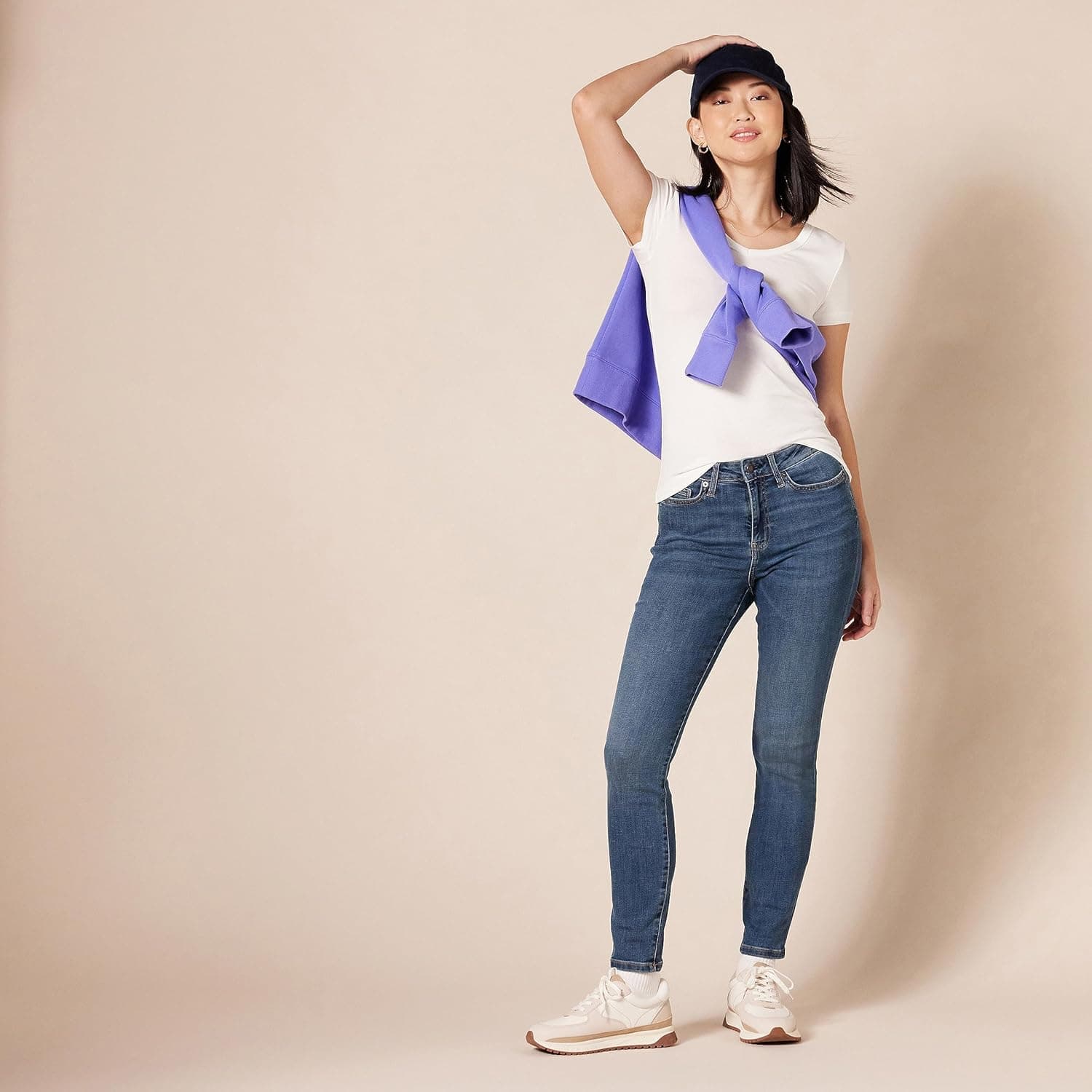 Amazon Essentials Womens High-Rise Skinny Jeans - Discontinued Colors 12 Medium Wash - Image 6