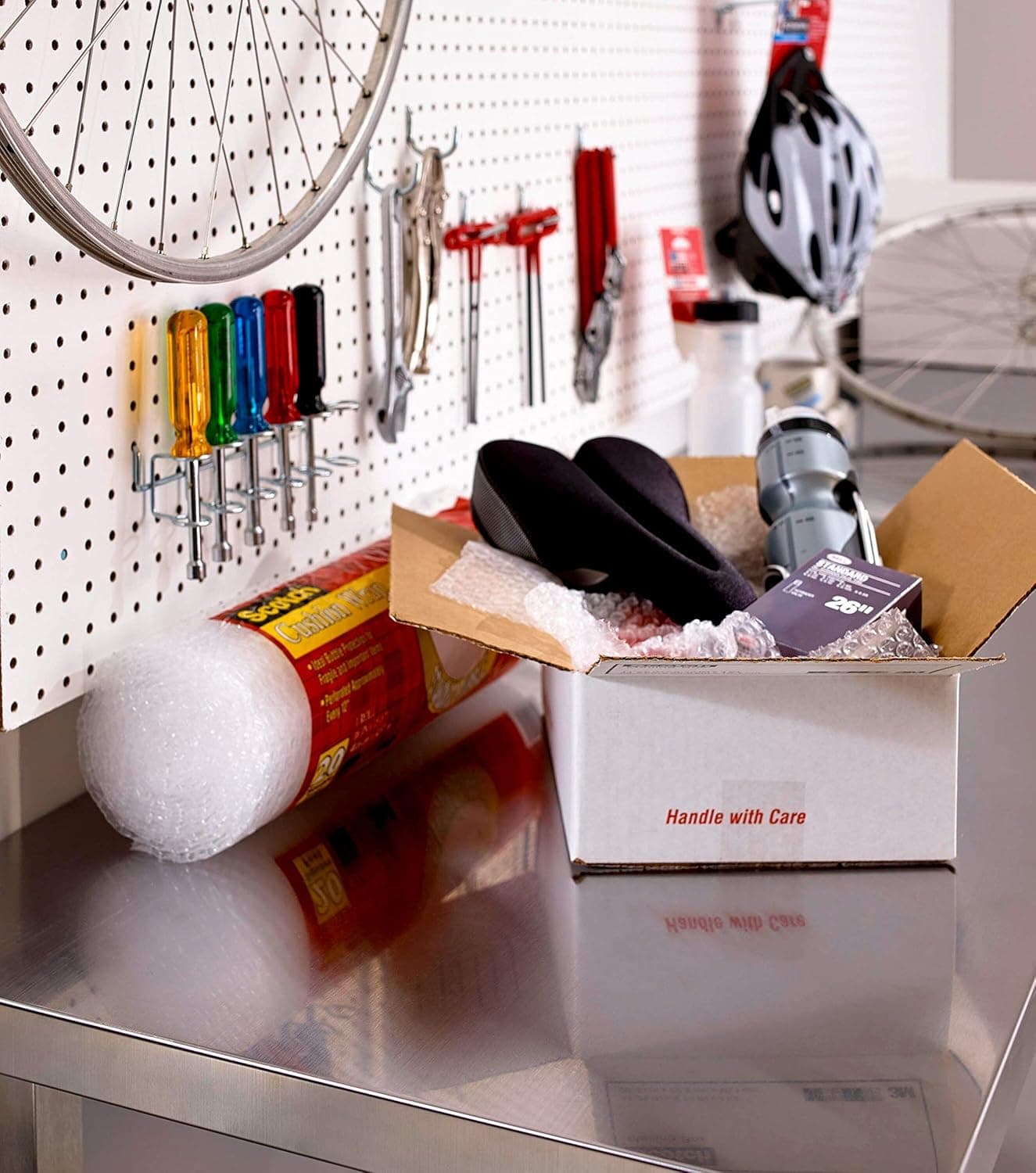 Scotch Sure Start Packing Tape, Clear, Quiet Unwind and Easy Start, 1.88 in. x 22.2 yd., 6 Tape Rolls with Dispensers 6 Rolls - Image 14