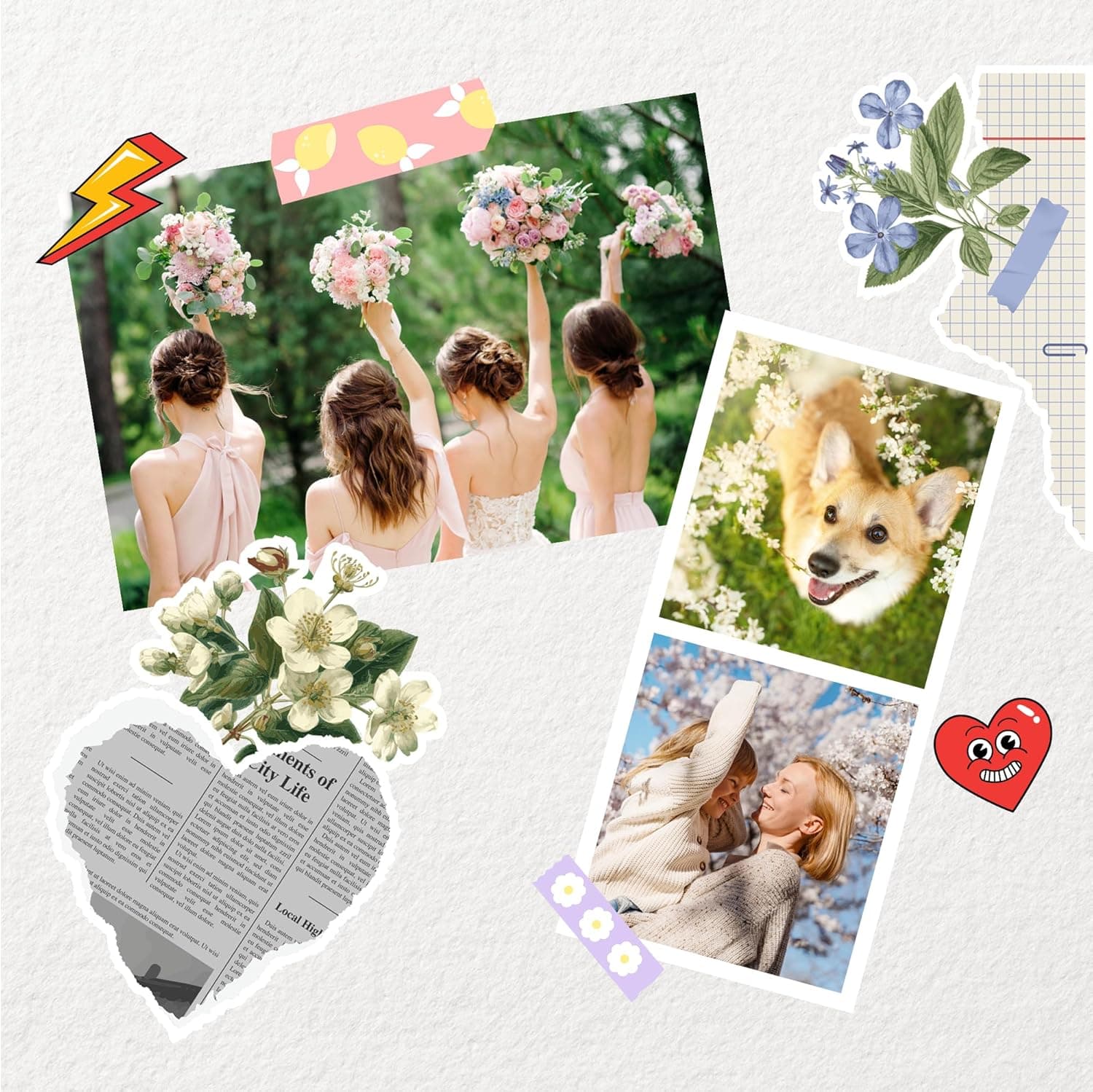 KODAK Mini Shot 2 Retro 4PASS 2-in-1 Instant Digital Camera and Photo Printer (2.1x3.4 inches) Initial 8 Sheets + 60 Sheets Bundle, White White 2x3 Camera + 68 Sheets - Image 10