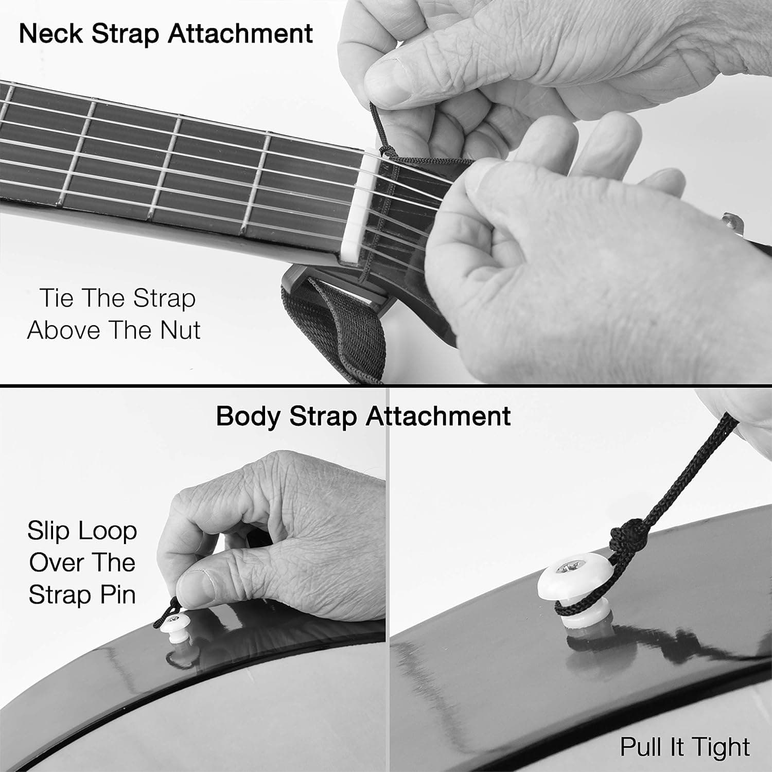 30" Wood Classical Guitar with Case and Accessories for Kids/Girls/Boys/Beginners (Pink) Right Pink - Image 7