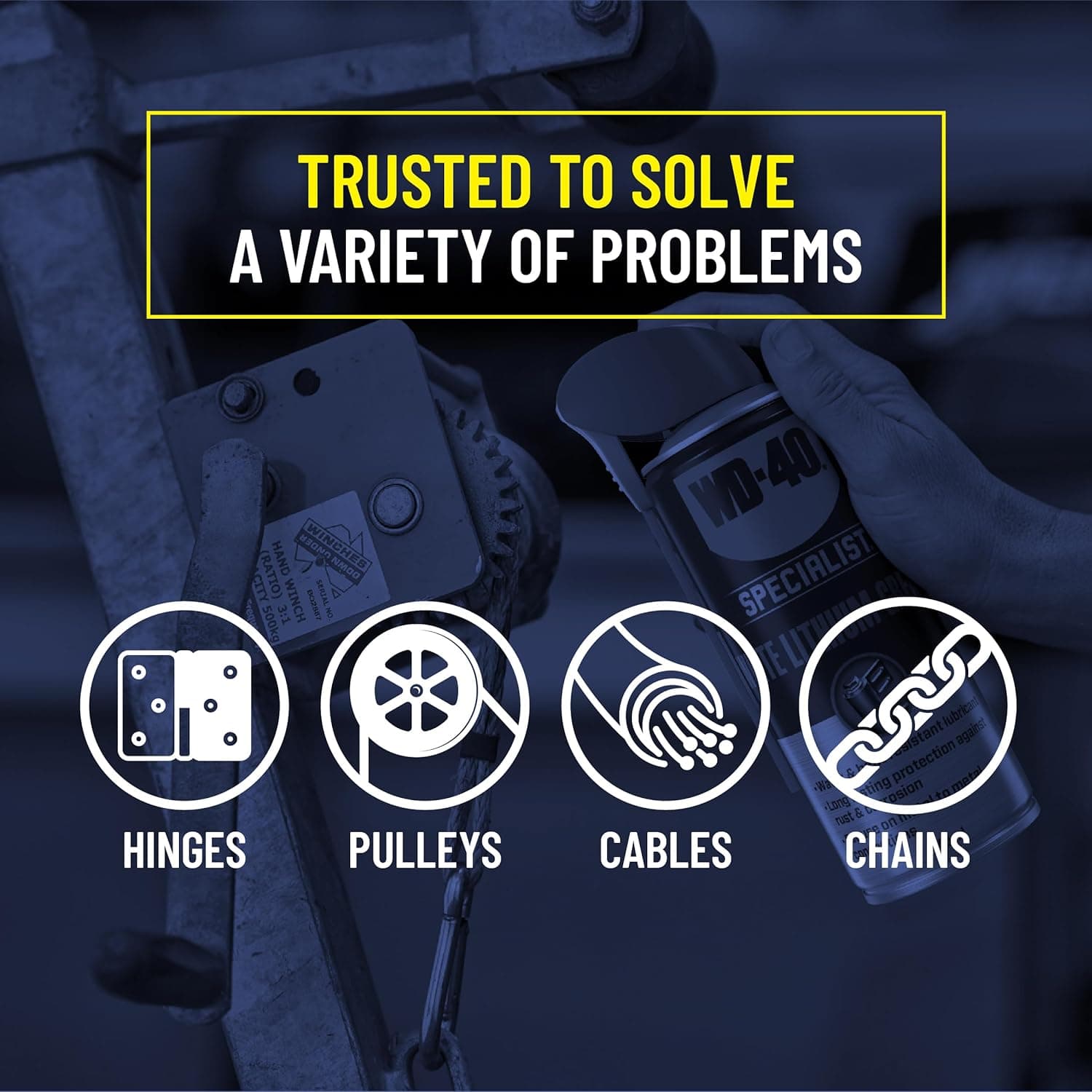 WD-40 Specialist White Lithium Grease Spray with SMART STRAW SPRAYS 2 WAYS, 10 OZ 1-Pack Grease Spray - Image 7