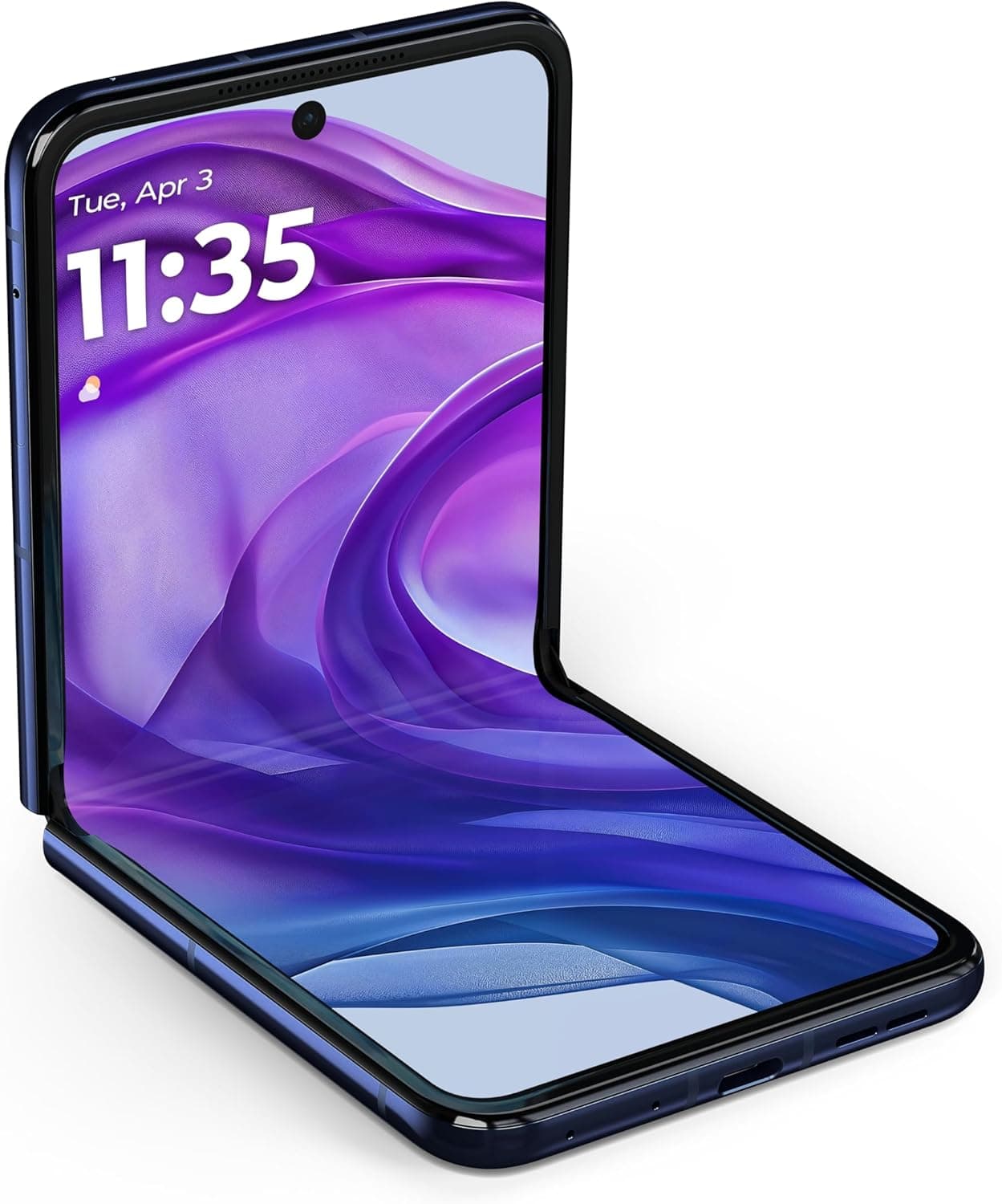 Motorola razr+ | 2024 | Desbloqueado | Hecho para EE. UU. 12/256 | Cámara de 50MP | Azul Medianoche (Renovado) - Image 4
