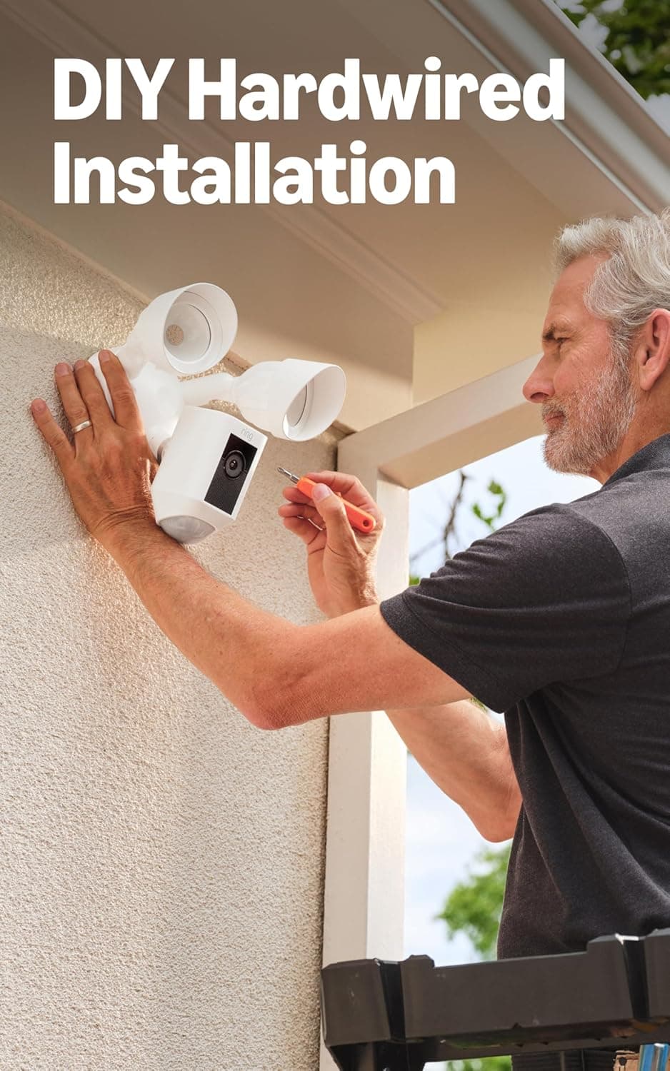 Ring Floodlight Cam Wired Plus (newest model), Outdoor home or business security with motion-activated 1080p HD video and floodlights, Black Black 1 Camera Floodlight Cam Wired Plus Only - Image 6