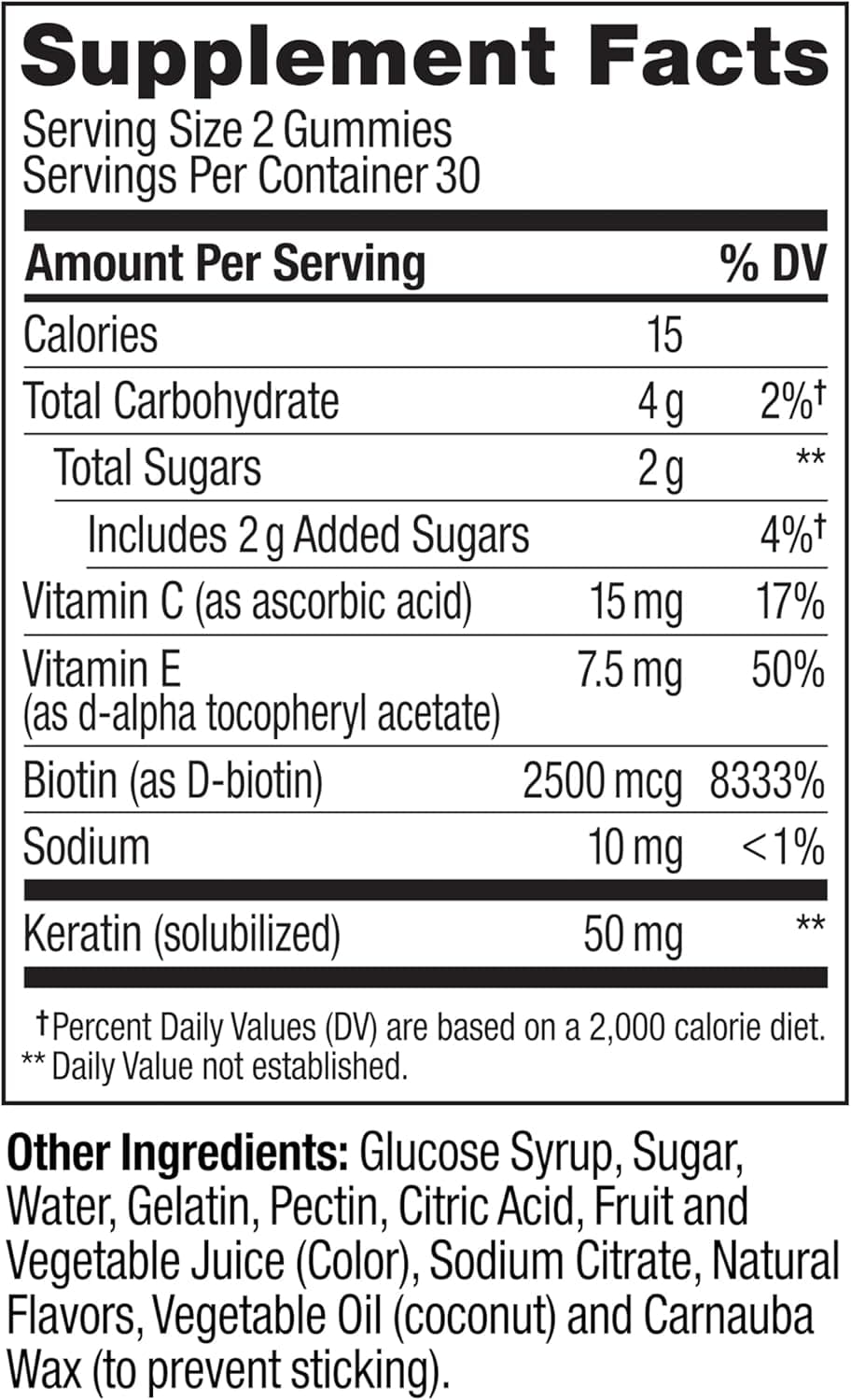 OLLY Undeniable Beauty Gummy, Para Cabello, Piel, Uñas, Biotina, Vitamina C, Queratina, Suplemento Masticable, Pomelo, Suministro de 30 Días - 60 Conteo (Paquete de 1) - Image 9