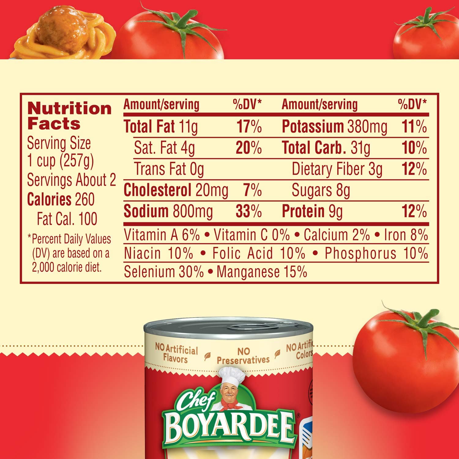 Chef Boyardee Spaghetti and Meatballs, 14.5 Oz Cans, Pack of 4 Spaghetti and Meatballs 14.5 Ounce (Pack of 4) - Image 3