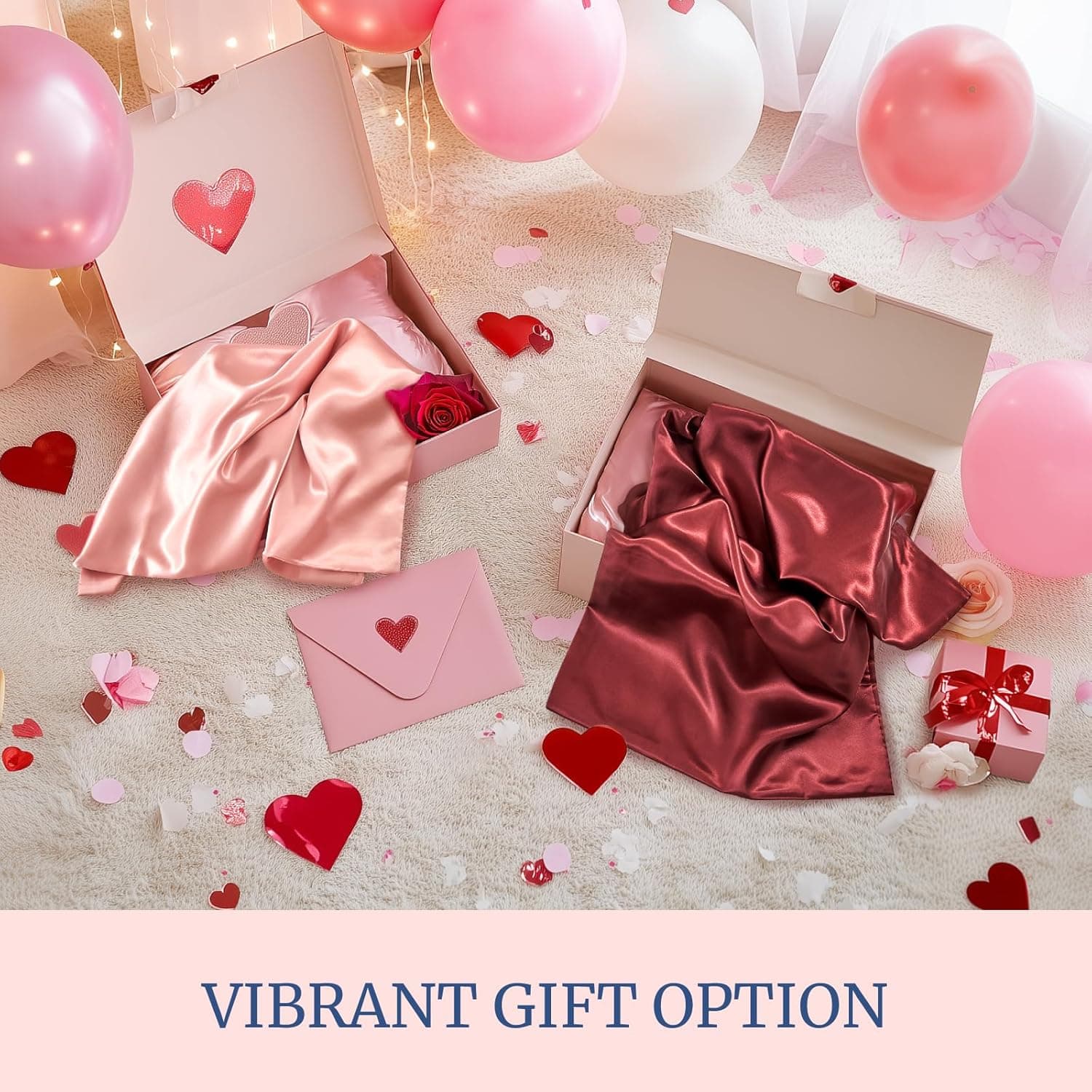 BEDELITE Funda de Almohada de Satén para el Cabello y la Piel, Súper Suave y Fresca Similar a Fundas de Seda 2 Paquete con Cierre de Sobre, Regalo para Mujeres y Hombres (20"x26" Tamaño Estándar, Coral) Estándar (20x26 Pulgadas) Coral 2 - Image 5