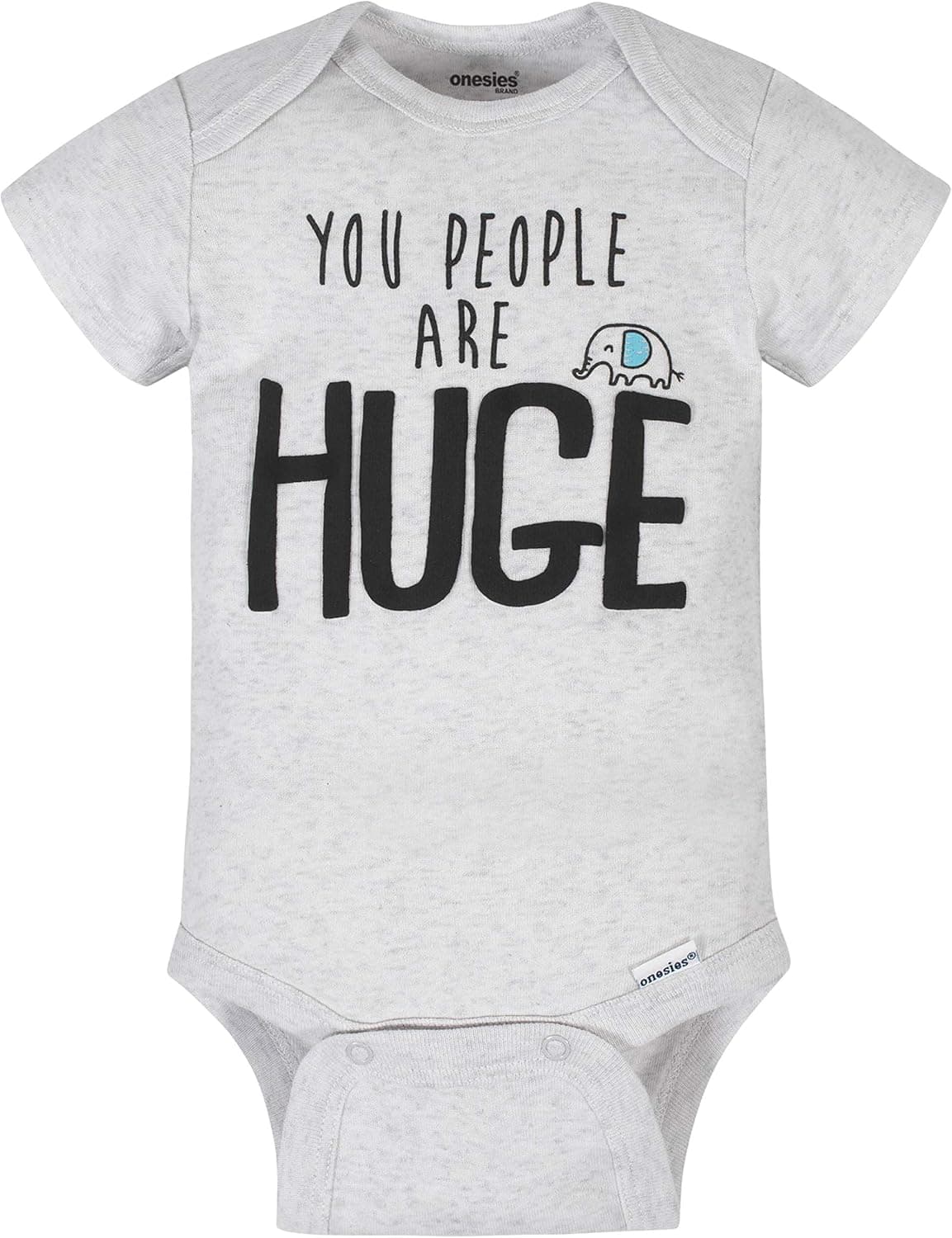 Onesies Brand unisex-baby 8-pack Short Sleeve Mix & Match Bodysuits 3-6 Months White Elephant - Image 3