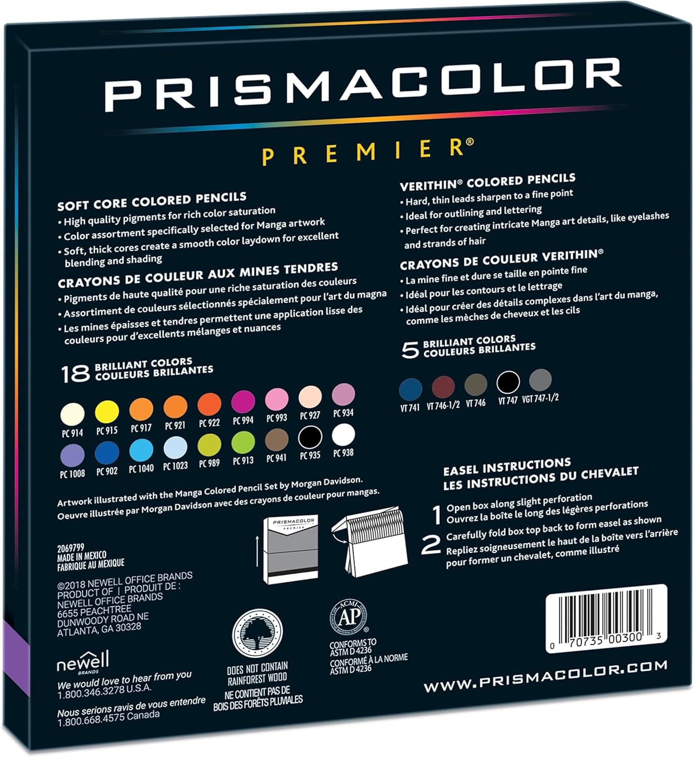 Prismacolor Premier Colored Pencils, Manga Colors, Adult Coloring, 23 Pack 23 Count (Pack of 1) - Image 8