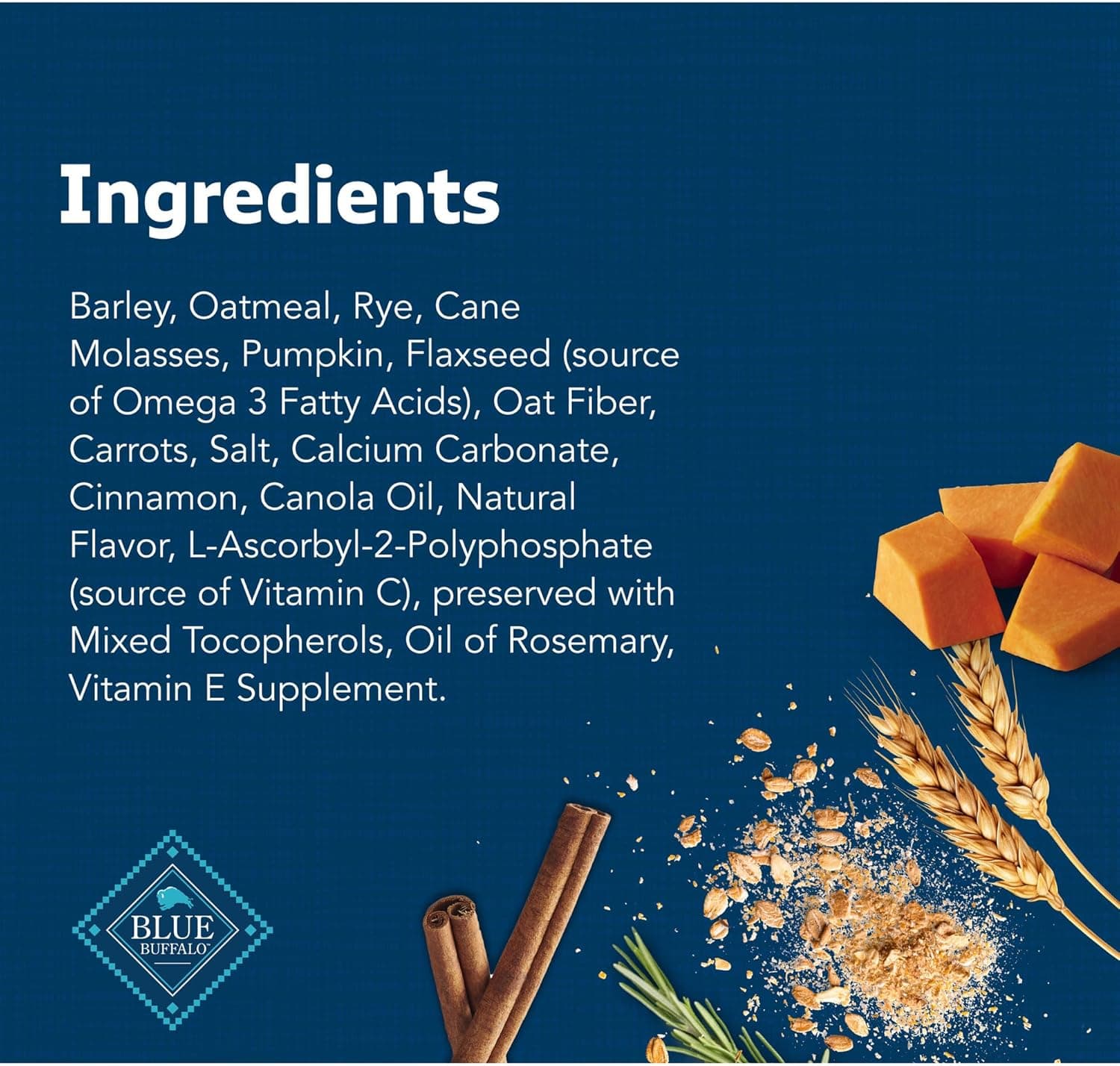 Blue Buffalo Health Bars Crunchy Dog Biscuits, Oven-Baked with Natural Ingredients, Pumpkin & Cinnamon, 16-oz Bag Pumpkin & Cinnamon 1 Pound (Pack of 1) - Image 7