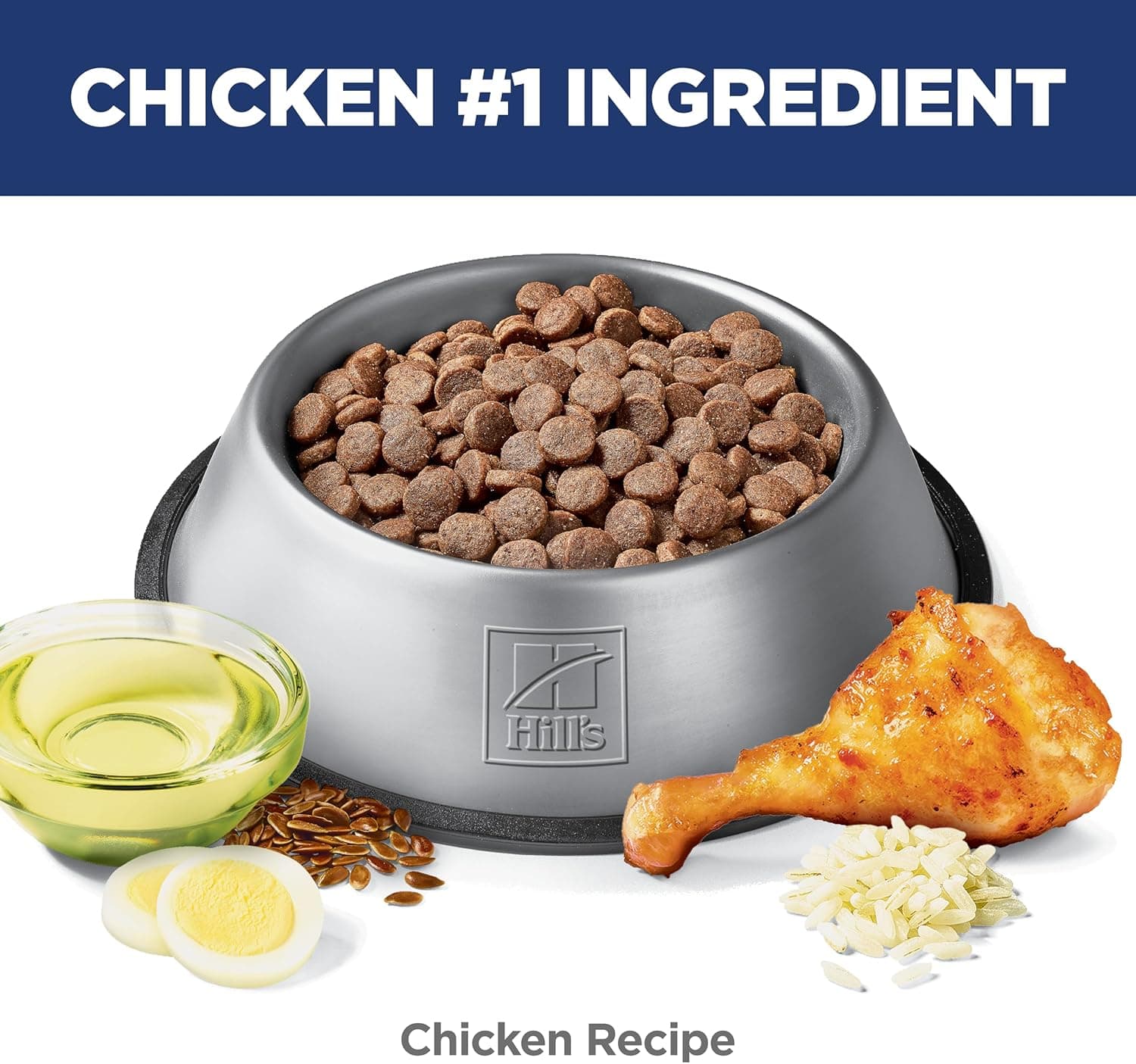 Hill's Science Diet Sensitive Stomach & Skin, Adult 1-6, Stomach & Skin Sensitivity Support, Dry Dog Food, Chicken Recipe, 30 lb Bag Chicken 30 Pound (Pack of 1) - Image 4