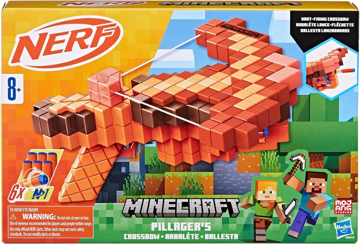 Nerf NER Minecraft PILLAGERS Crossbow Pillager's Crossbow - Image 3