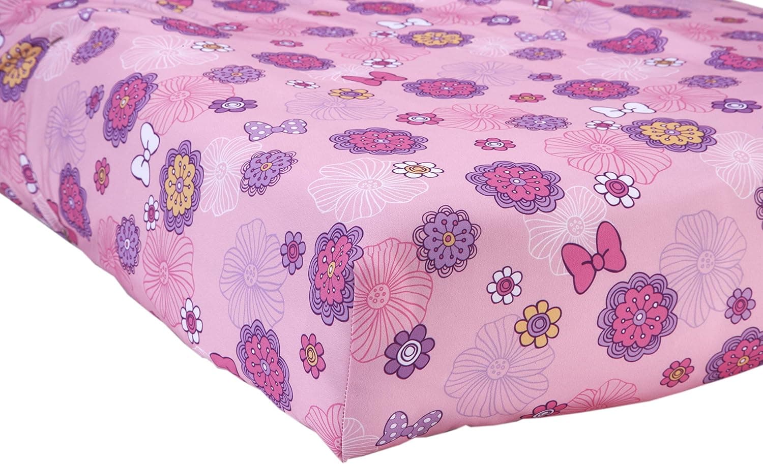 Disney 4 Piece Minnie's Fluttery Friends Toddler Bedding Set, Lavender Minnie's Fluttery Friends 3.5 x 10 x 13 inch (Pack of 1) - Image 4