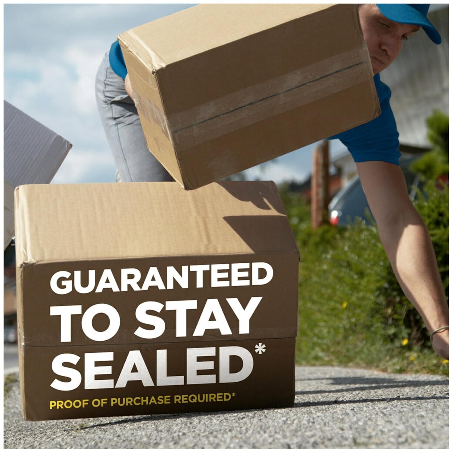 Scotch Heavy Duty Shipping Packing Tape, Clear, Shipping and Packaging Supplies, 1.88 in. x 27.7 yd., 1 Tape Roll with Dispenser 1 Roll - Image 8