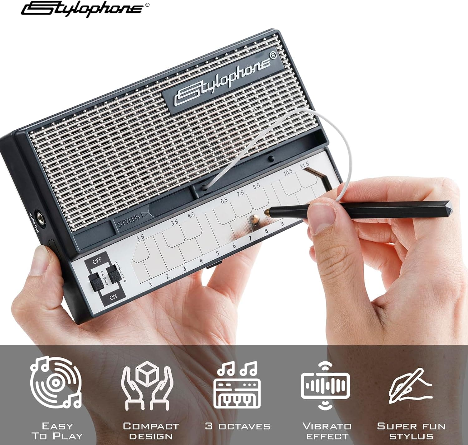 Stylophone The Original Pocket Electronic Synthesizer | Synth Musical Instrument | Synthesizer Keyboard | Stylophone Instrument Synth - Image 3