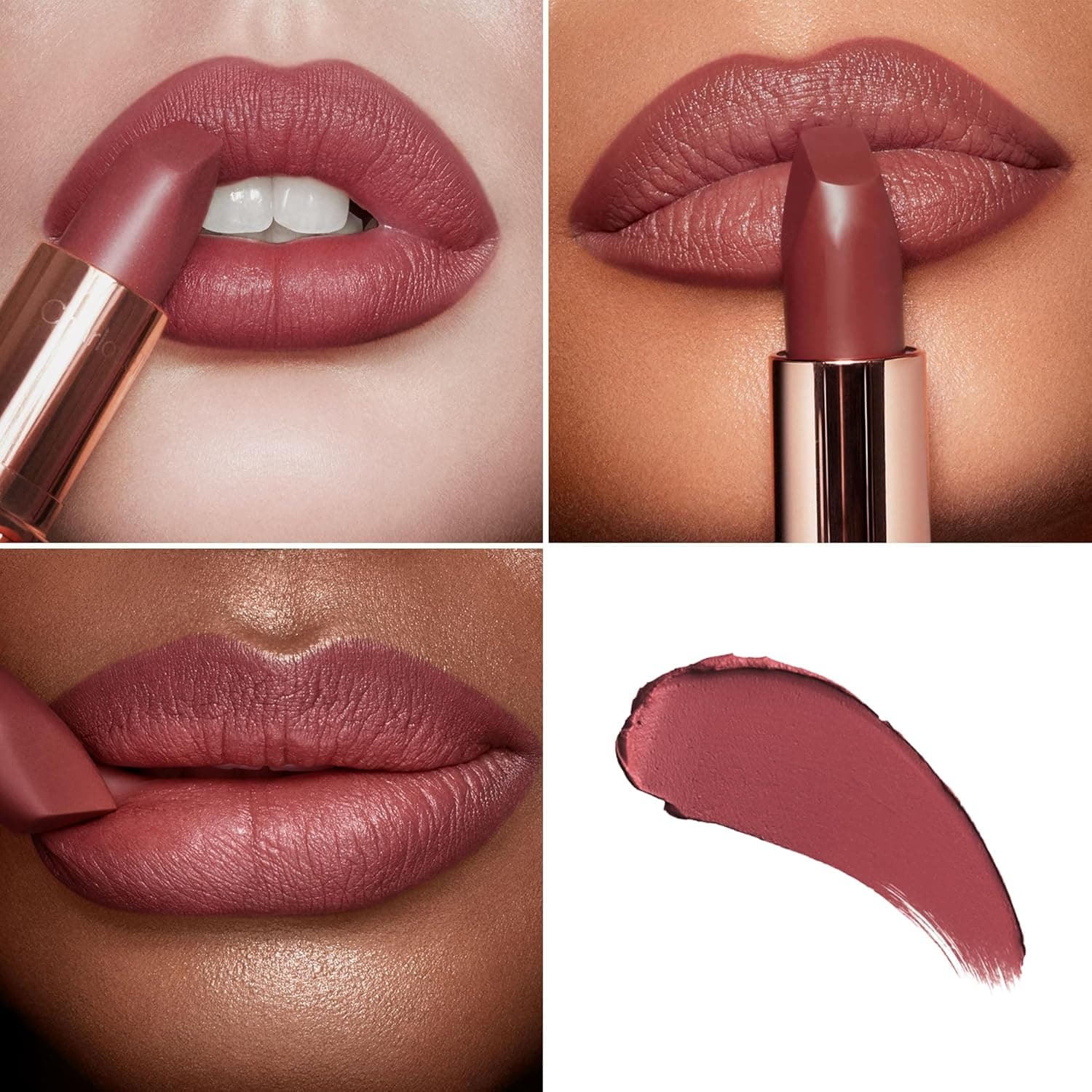 Charlotte Tilbury Matte Revolution Lipstick - Long Lasting, Matte Lipstick with Buildable Color & Lip-Loving Ingredients - Creamy, Easy to Blend Formula Pillow Talk Medium - warm berry pink - Image 3