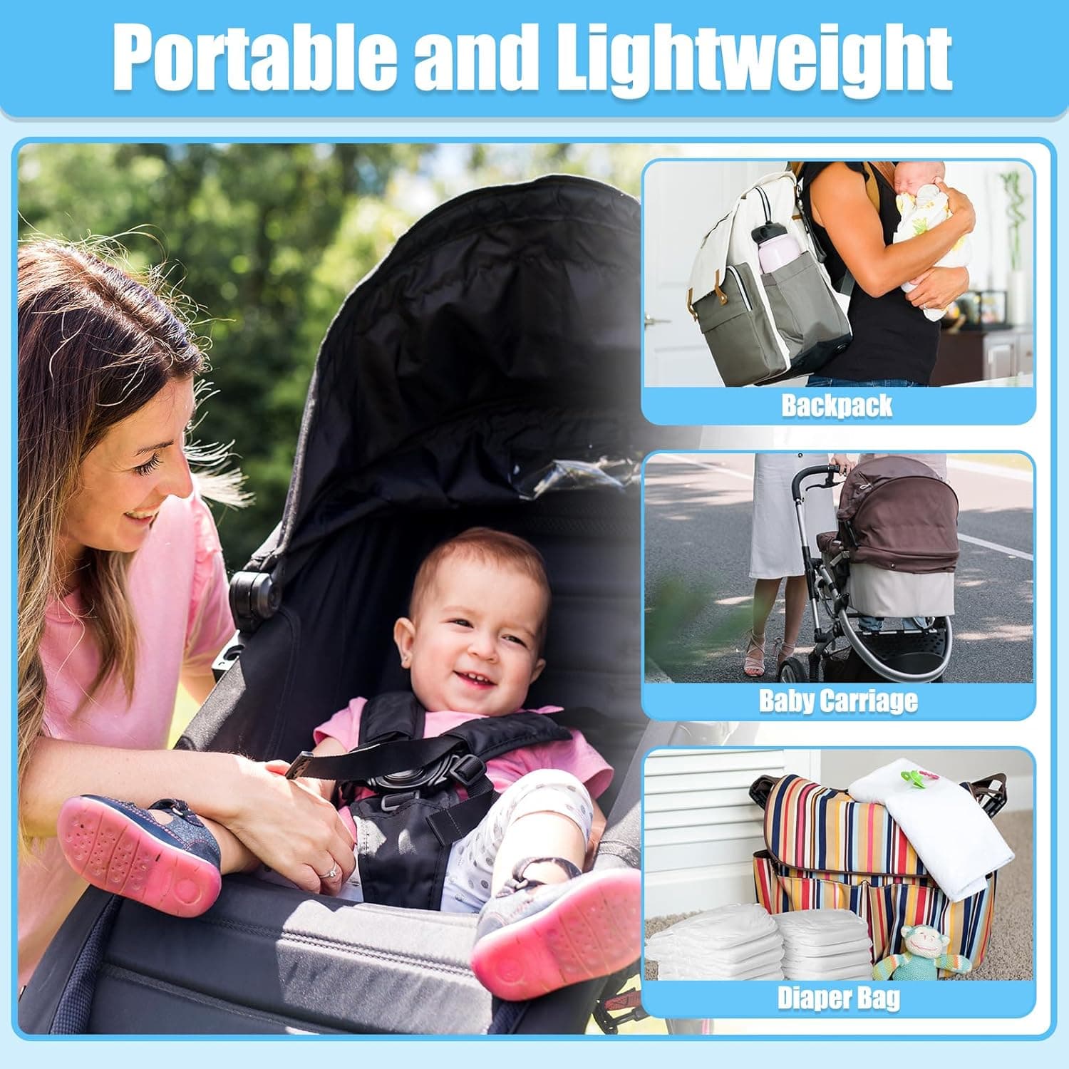 Baby Healthcare and Grooming Kit for Newborn Kids, 24PCS Upgraded Safety Baby Care Kit, Newborn Nursery Health Care Set, Baby Care Products BLUE-24 - Image 8