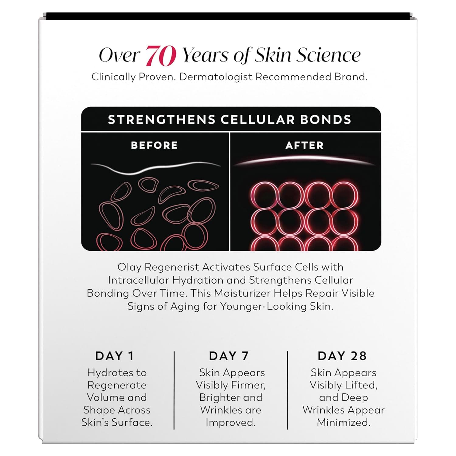 Olay Face Moisturizer, Regenerist Micro-Sculpting Cream for Women, Fragrance-Free - Anti-Aging, Anti-Wrinkle, Firming Skin Care - Triple Collagen Cream, Peptide, Hyaluronic Acid, Niacinamide, 1.7oz Fragrance-Free 1.7 Ounce (Pack of 1) - Image 15