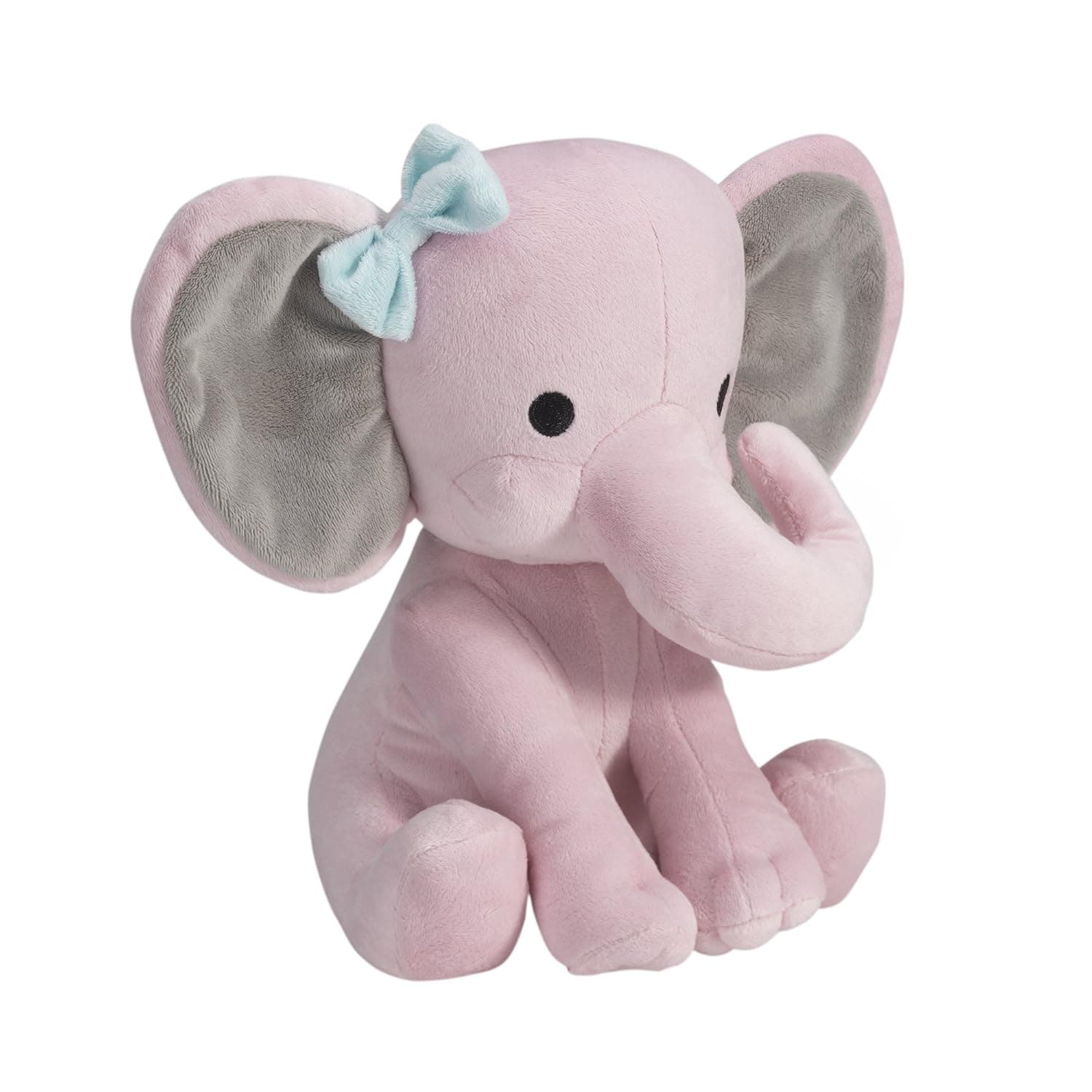Bedtime Originals Twinkle Toes Pink Elephant Plush, Hazel, 1 Count (Pack of 1) - Image 3