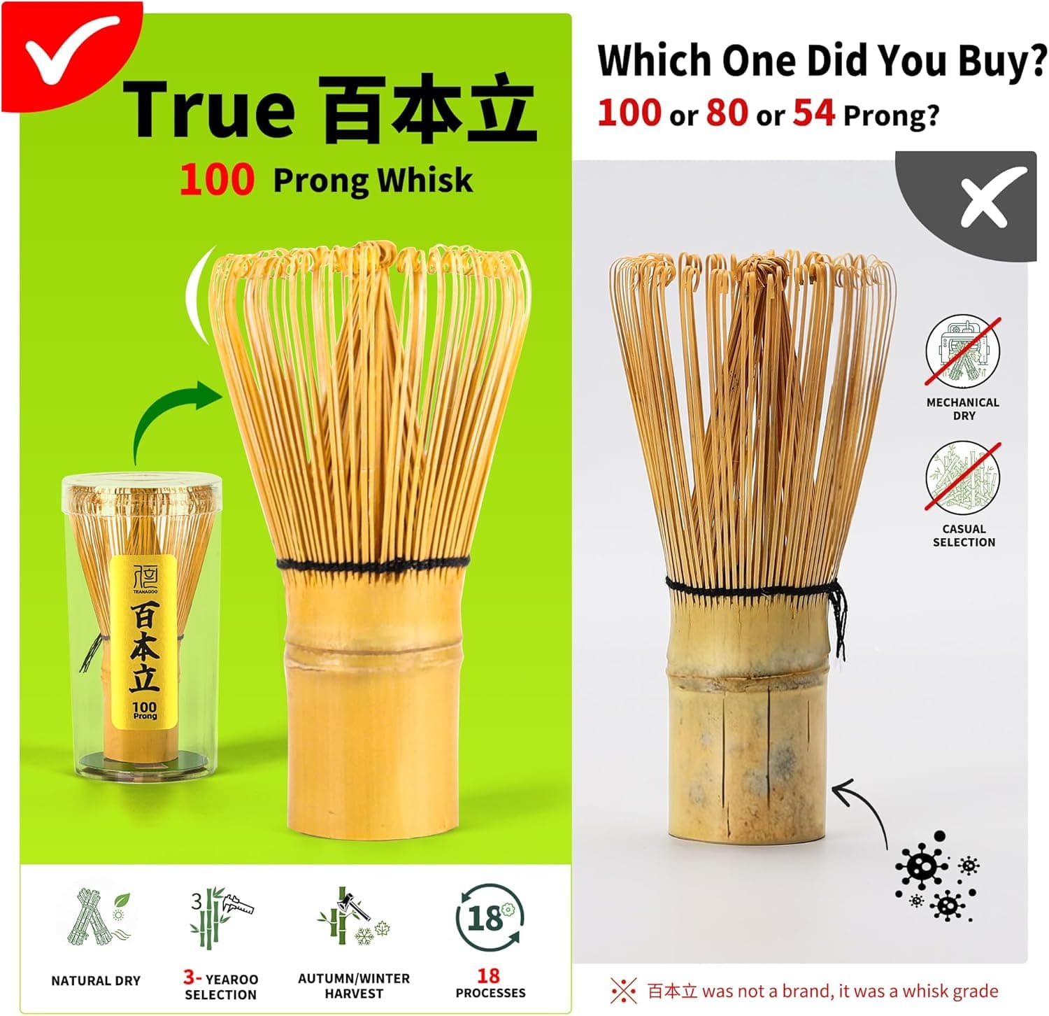 TEANAGOO Matcha Whisk Set Black,7 Pcs Matcha Set,Matcha Kit for Ceremony,Tradition Tea Set for Making Breakfast/Latte,Matcha Whisk Set with Bowl(Chawan)/Whisk and Holder,Gift for Family/Friend Charcoal Black 1 7pcs/set, Bowl with pouring spout - Image 7