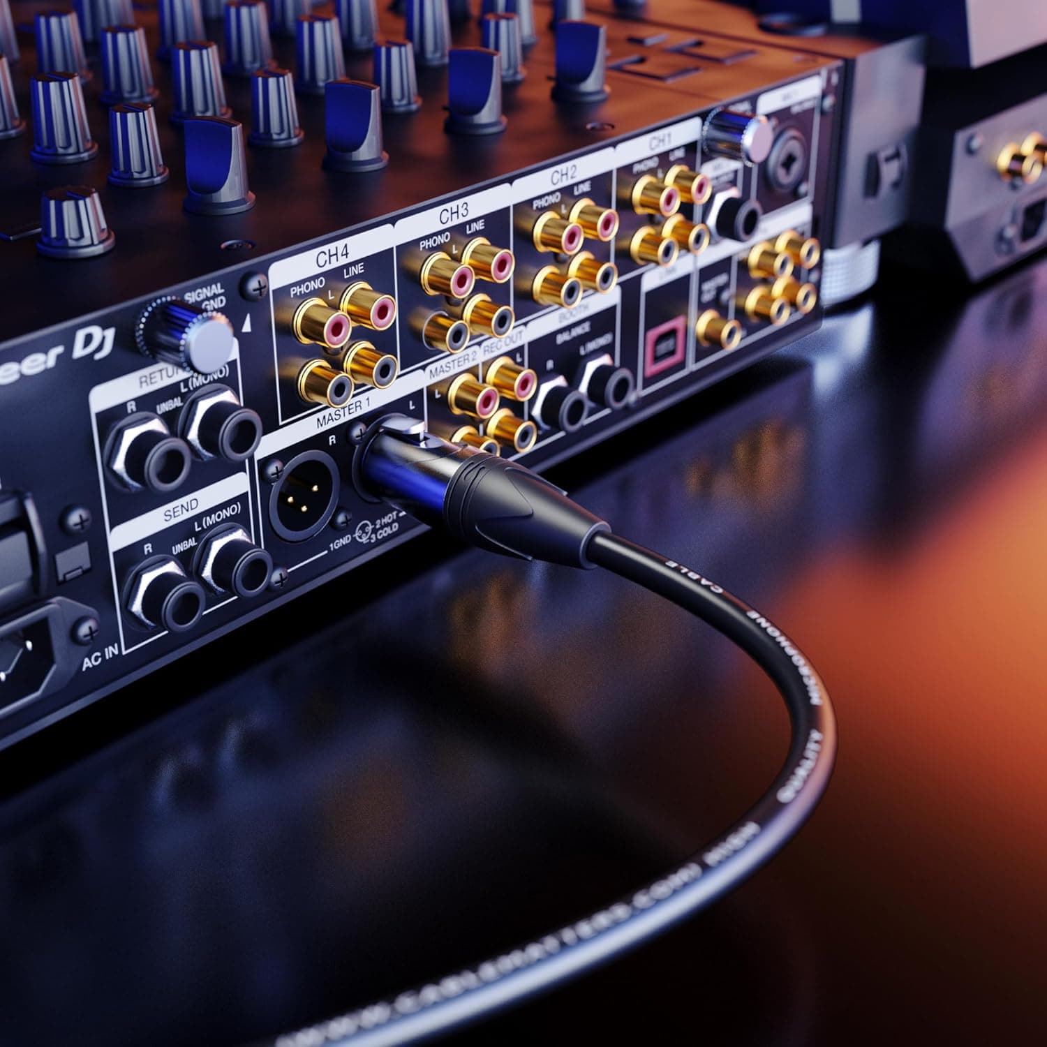 Cáp Cable Matters 2-Pack Premium XLR to XLR - 6ft, Cáp Microphone Nam sang Nữ, Đồng Không Ôxy (OFC), Đen - Image 8