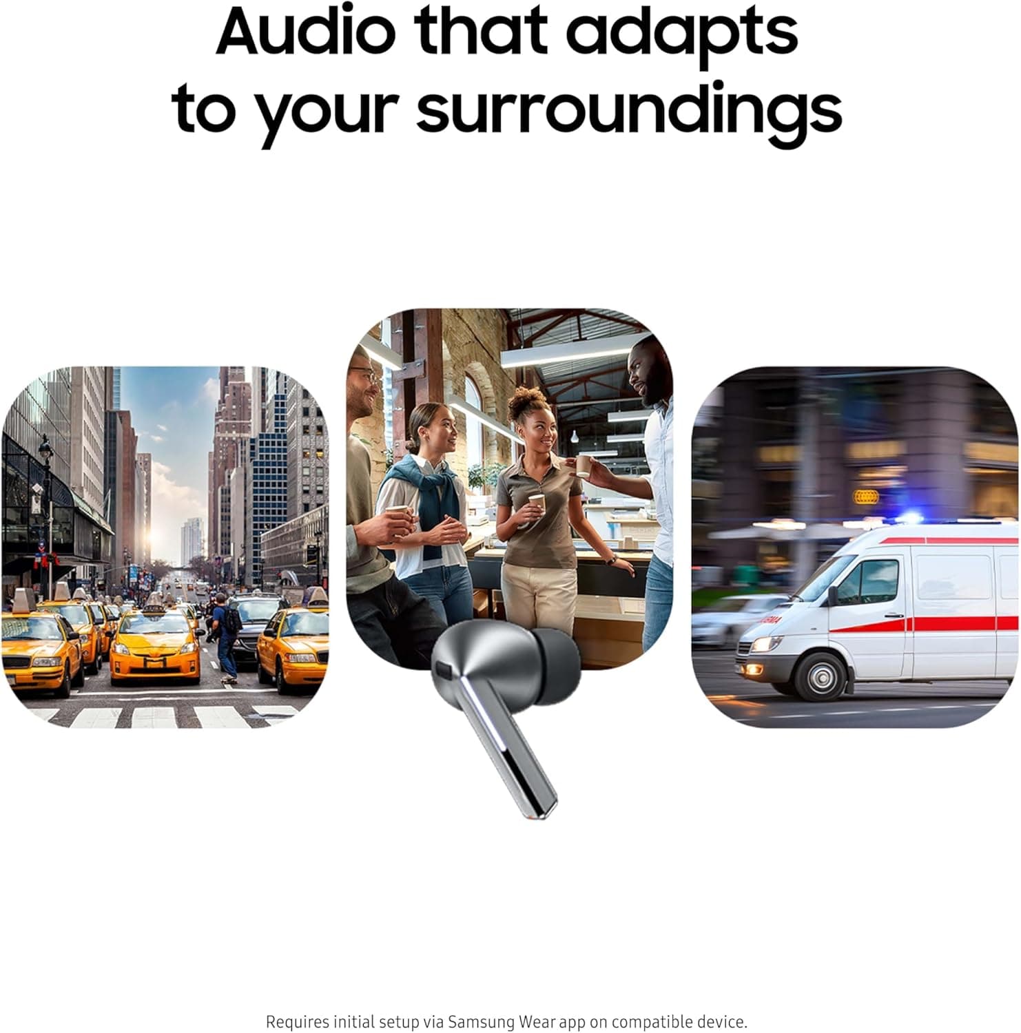 Samsung Galaxy Buds 3 Pro AI True Wireless Bluetooth Earbuds, Noise Cancelling, Sound Optimization, Redesigned Comfort Fit, Silver [US Version, Amazon Exclusive, 2Yr Warranty] Silver Buds 3 Pro Buds 3 Pro Only - Image 4