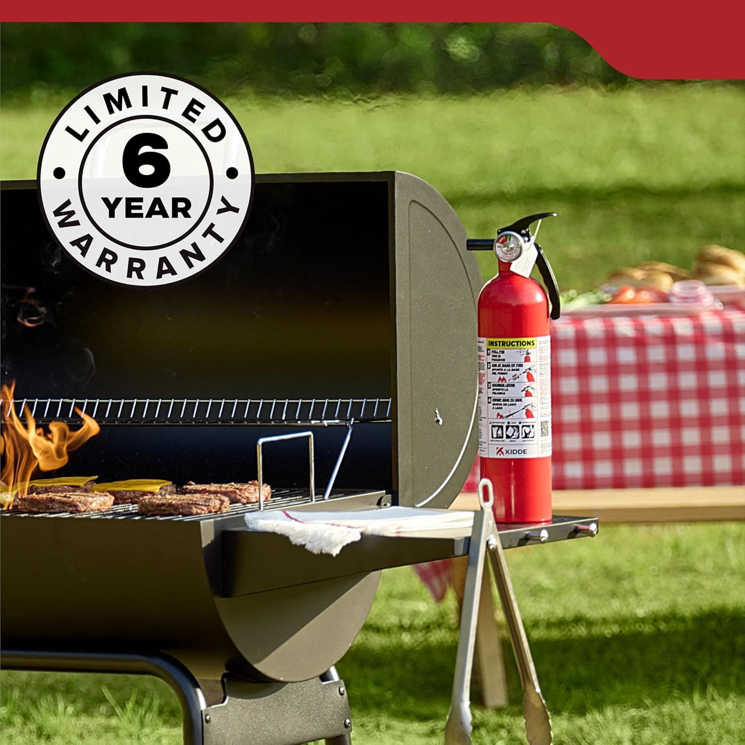 Bình Chữa Cháy Đa Năng Kidde Cho Nhà, Văn Phòng, Ký Túc Xá, Nhà Ở, 1A10BC, 2 Gói - Image 12