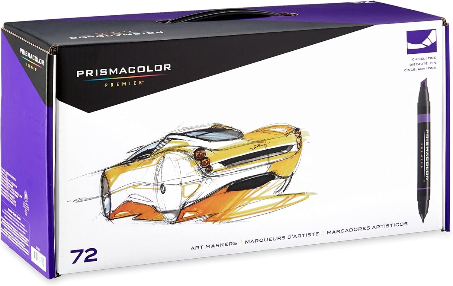 Prismacolor Premier Dual-Ended Art Markers Alcohol Marker Set 72 Count - Assorted Colors Perfect for Adult Coloring Drawing Art Supplies Bible Study Supplies - Image 8