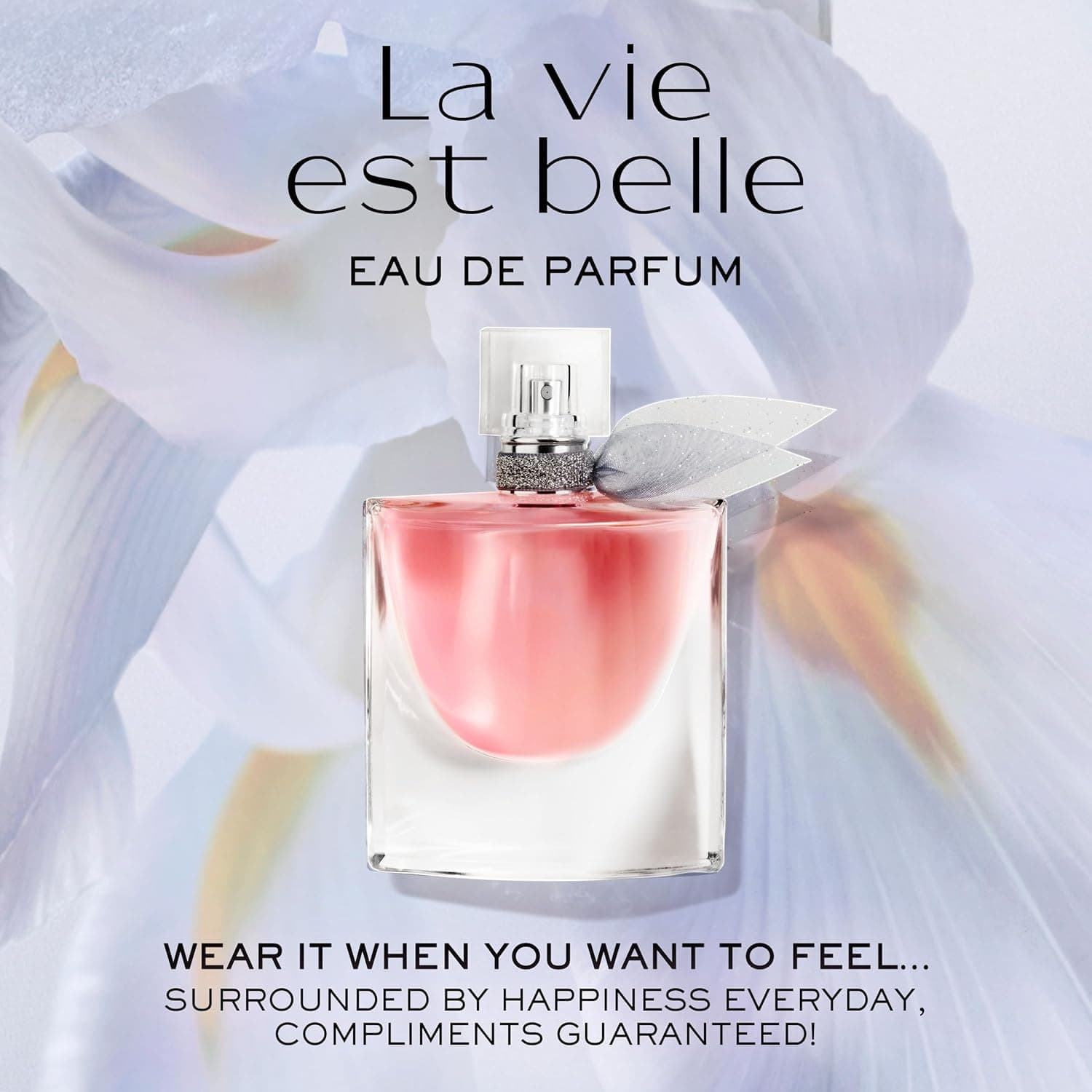 Lancôme La Vie Est Belle Eau de Parfum - Long Lasting Fragrance with Notes of Iris, Earthy Patchouli, Warm Vanilla & Spun Sugar - Floral & Sweet Women's Perfume 1 Fl Oz (Pack of 1) Standard - Image 4