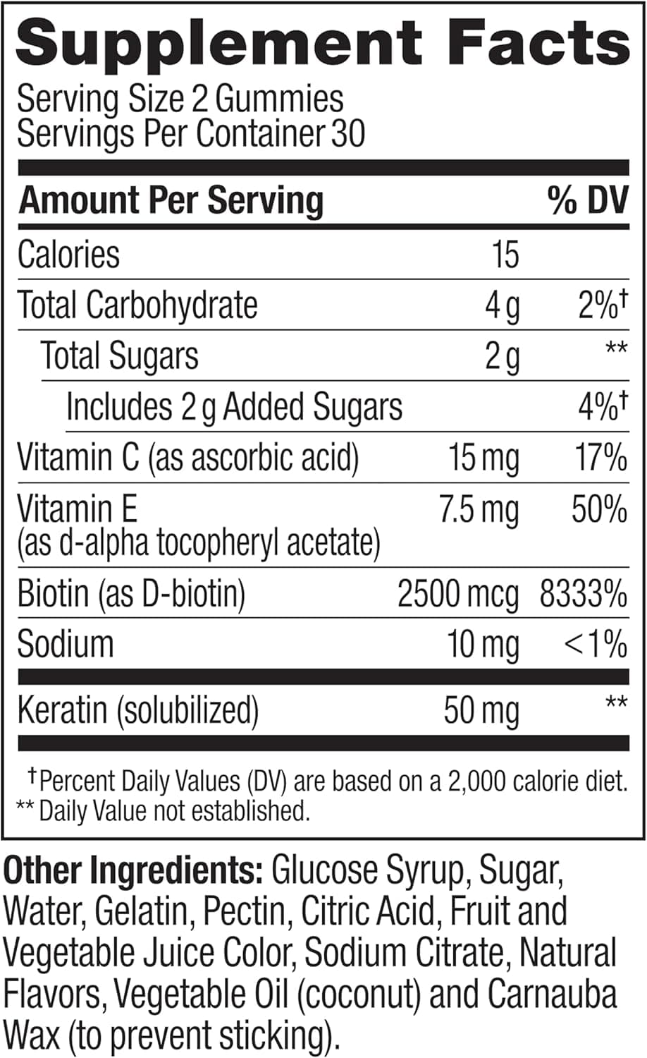 OLLY Undeniable Beauty Gummy, For Hair, Skin, Nails, Biotin, Vitamin C, Keratin, Chewable Supplement, Grapefruit, 30 Day Supply - 60 Count 60 Count (Pack of 1) - Image 9