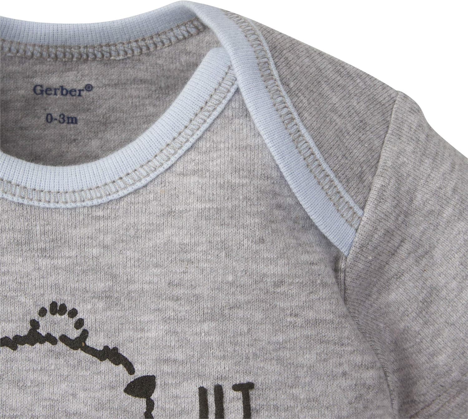 Gerber baby-boys 5-pack Short Sleeve Variety Onesies Bodysuits 0-3 Months Hello Bear - Image 4