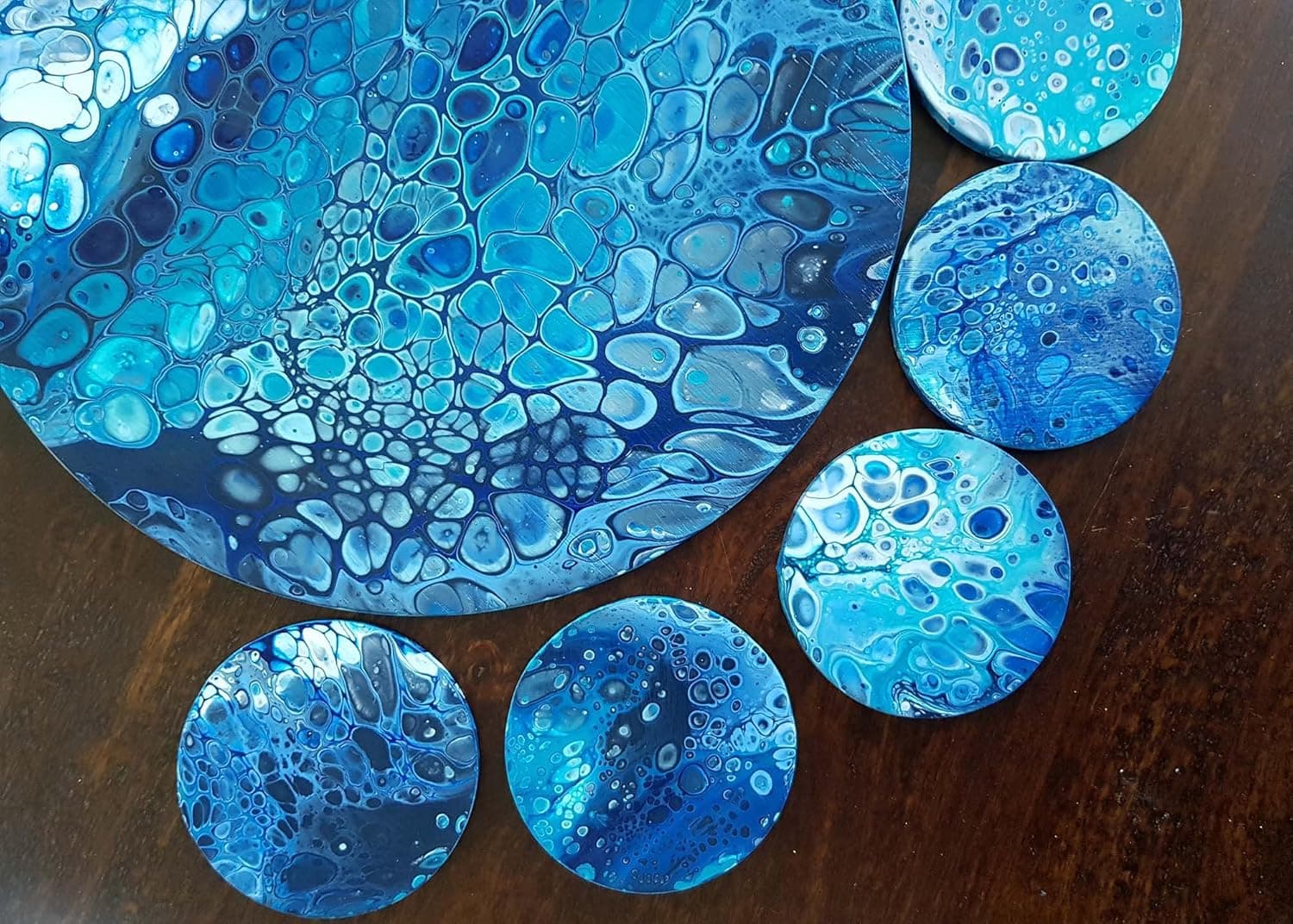 Dimethicone Acrylic Silicone Oil for Pouring, 4 Ounces, 1000cSt, for Artists - Non-Toxic, 100% Pure Liquid Oils to Create Cells in Paintings - Professional Fluid Art Supplies - Image 8