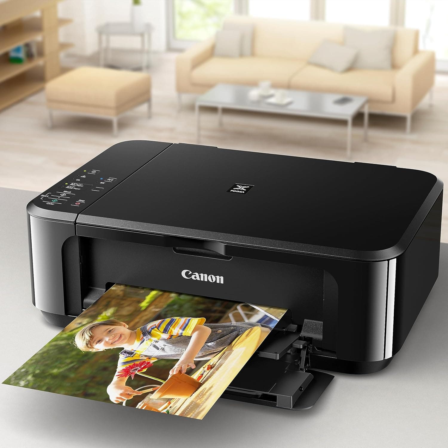 Canon Pixma MG3620 Wireless All-in-One Color Inkjet Printer with Mobile and Tablet Printing, Black - Image 7