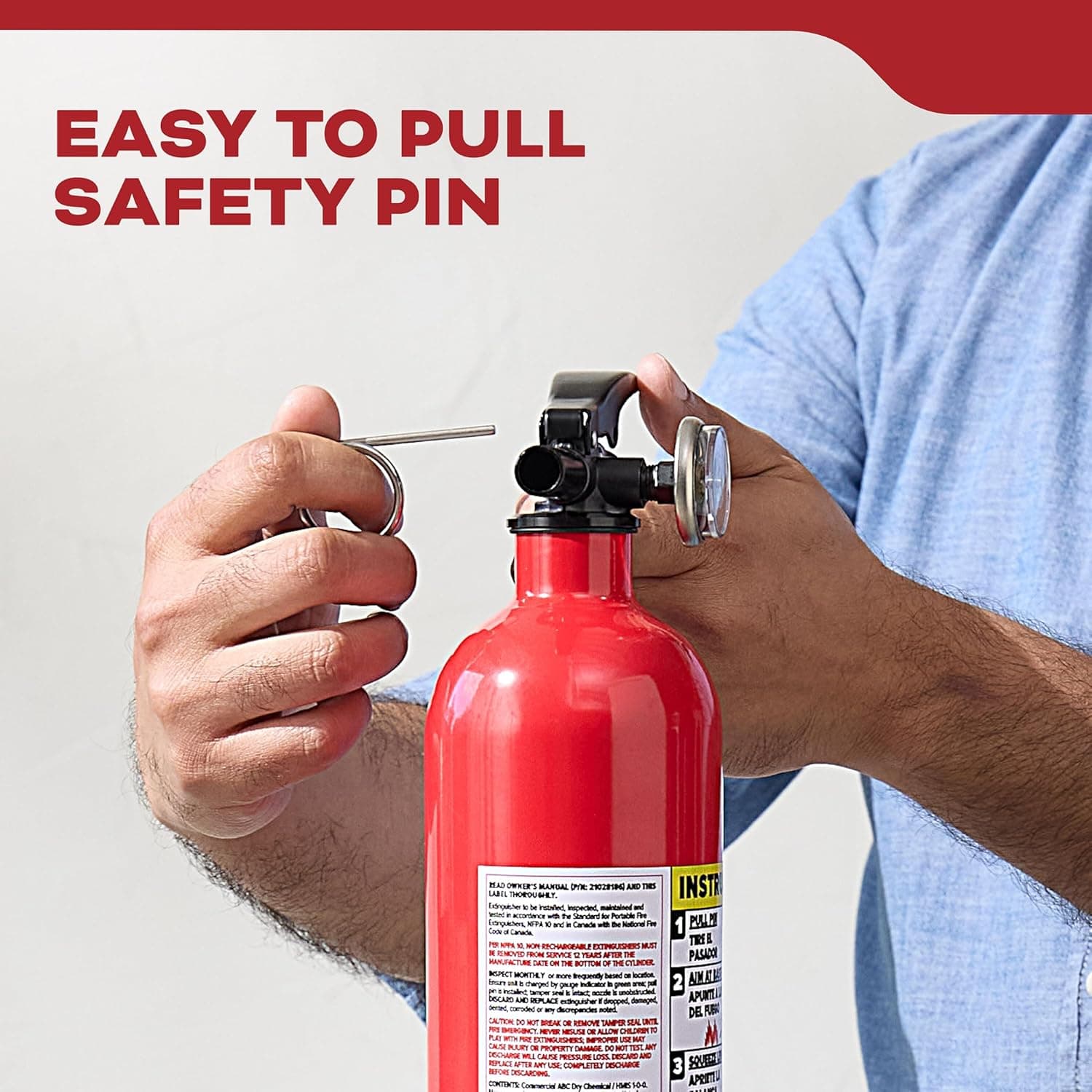 Bình Chữa Cháy Đa Năng Kidde Cho Nhà, Văn Phòng, Ký Túc Xá, Nhà Ở, 1A10BC, 2 Gói - Image 10