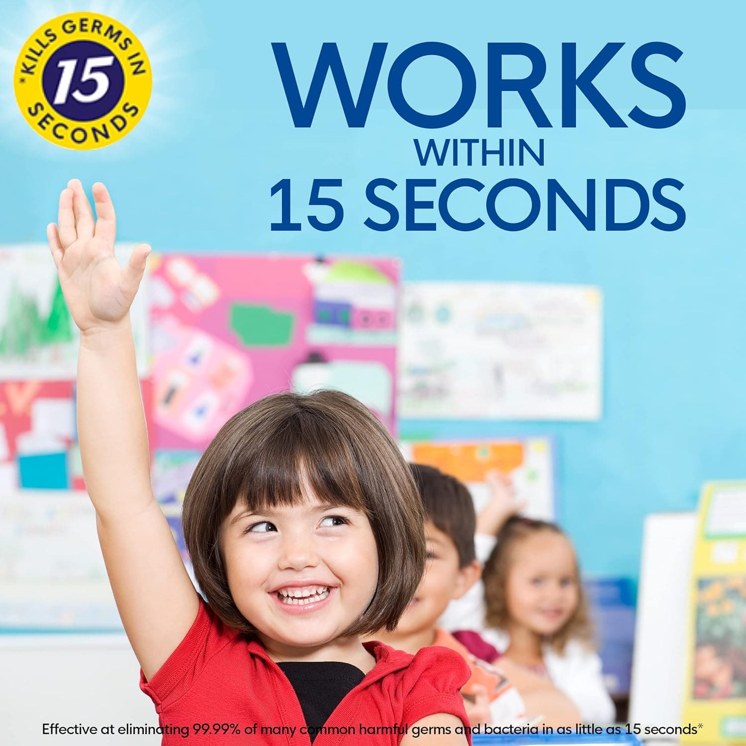 Germ-X Advanced Hand Sanitizer, 34 Fl Oz (1 Liter), Less Drying Moisturizing Clear Gel, No Rinse Formula, Large Family Size Pump Bottle Advanced - Gel 33.8 Fl Oz (Pack of 1) - Image 6