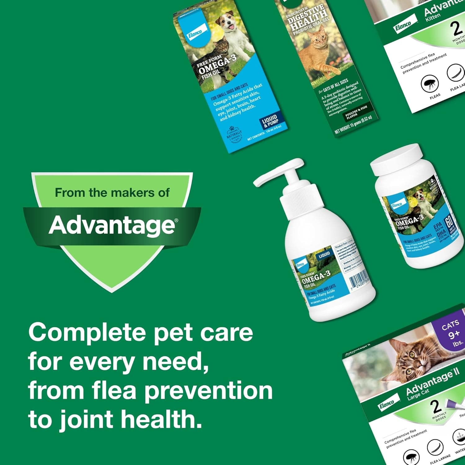 Advantage II Large Cat Vet-Recommended Flea Treatment & Prevention | Cats Over 9 lbs. | 2-Month Supply 2-Pack - Image 8