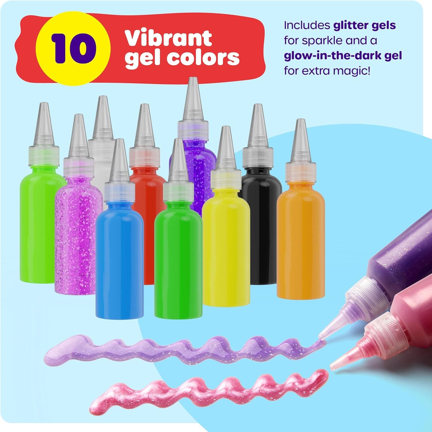 Dan&Darci Aqua Fairy Water Gel Kit for Kids - Magic Elf Toy Kits - Waters Pets - DIY Squishy Maker Set - Craft for Kids - Make Your Own Squishies Toys Crafts for Boys & Girls Multi-colored - Image 10